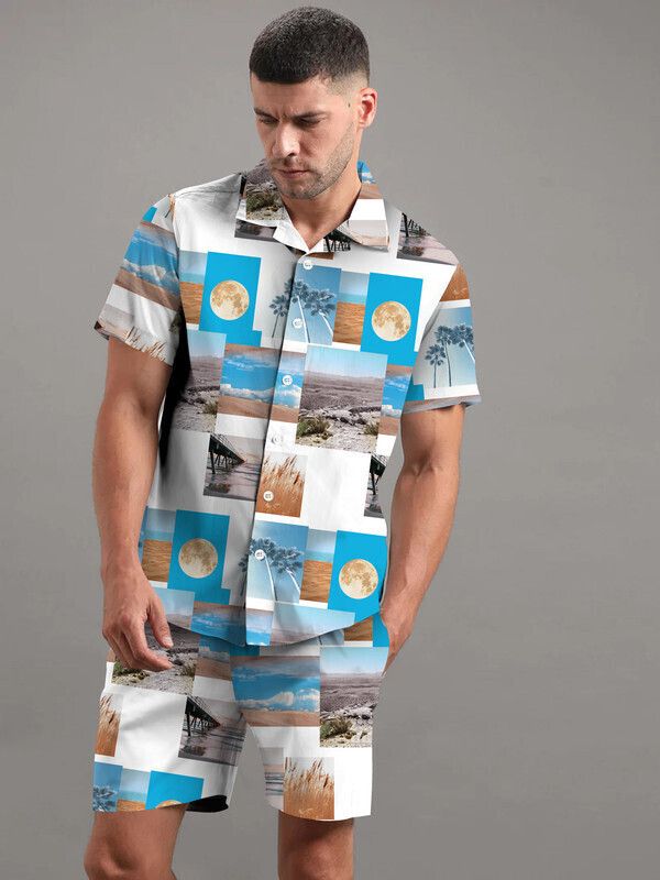 Shirt Regular Shorts Co-ords Set