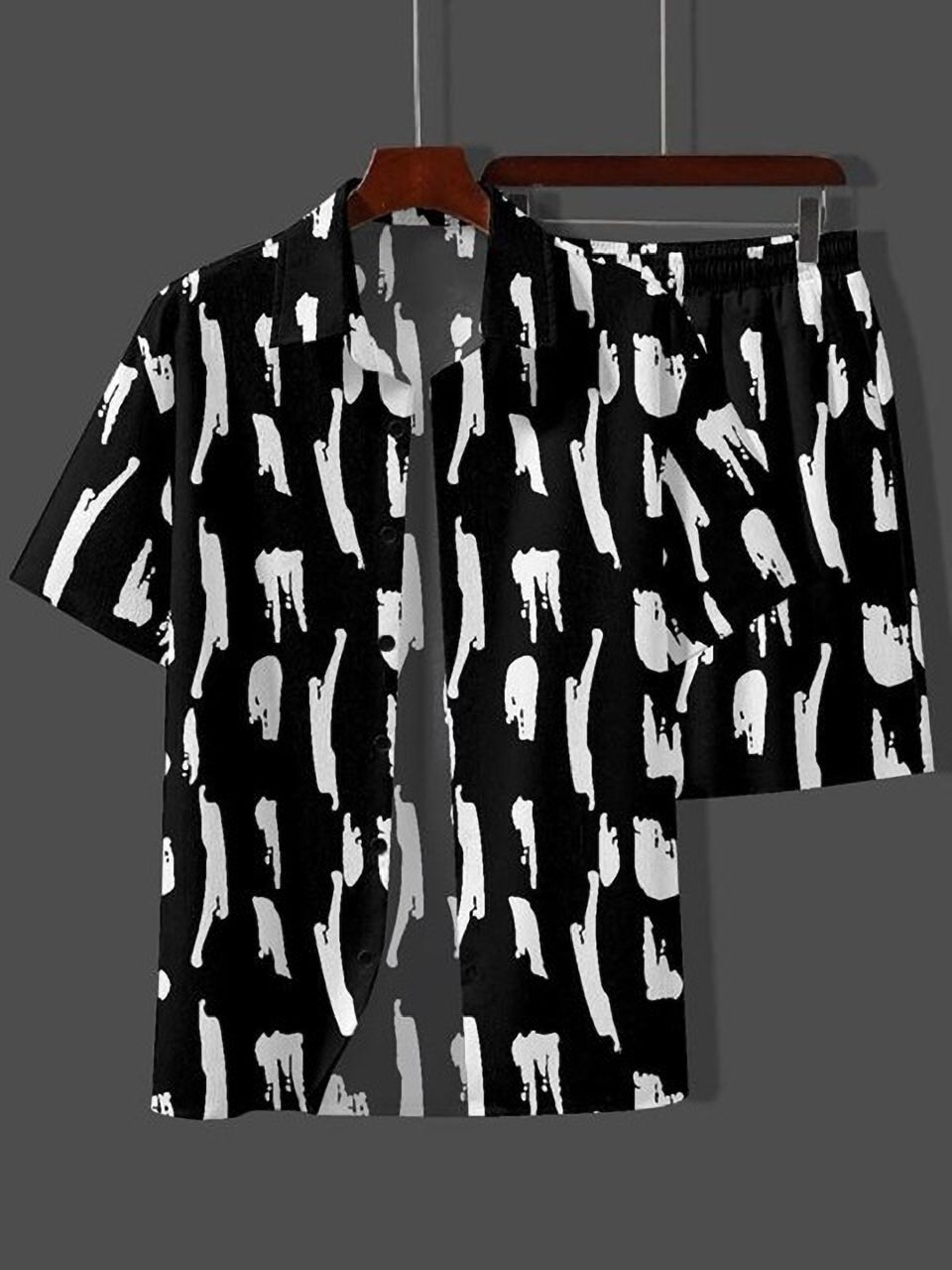 hasini fashion Men Night Suit Set Multicolor Printed-picture-33