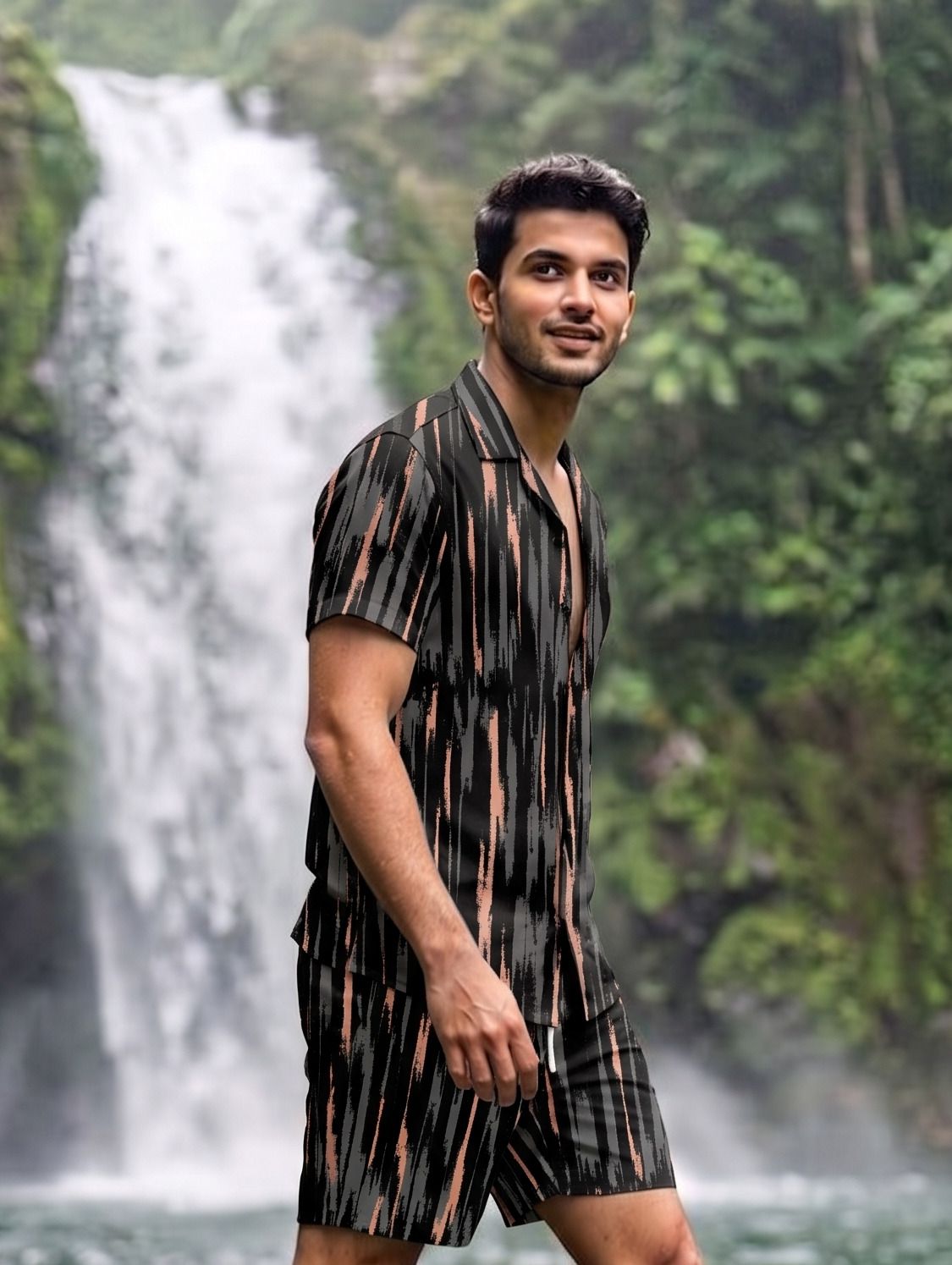 hasini fashion Men Night Suit Set Multicolor Printed-picture-14