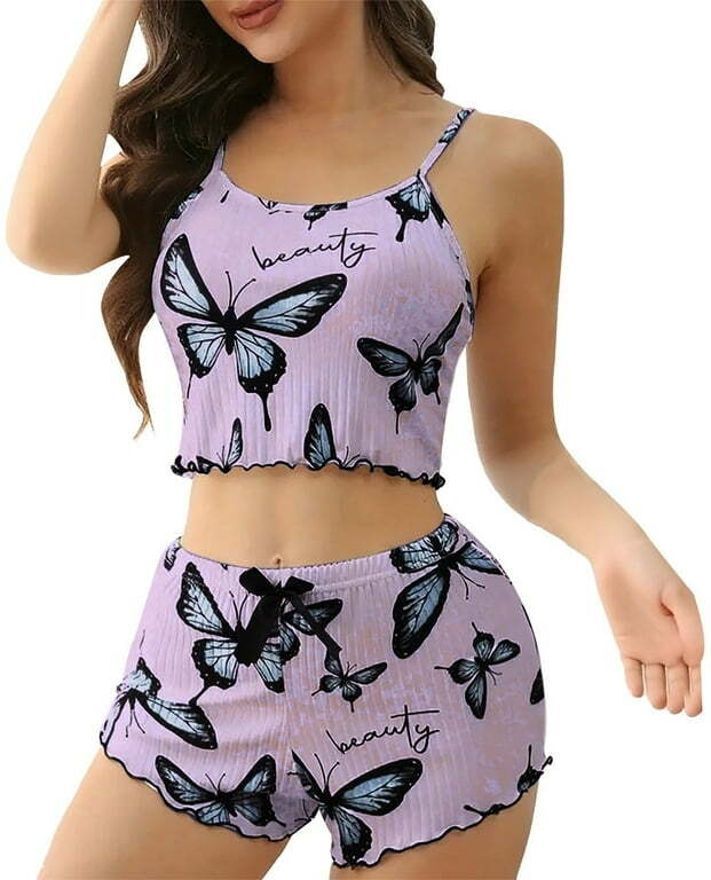 maurya Women Top & Shorts Set Multicolor Printed-picture-39