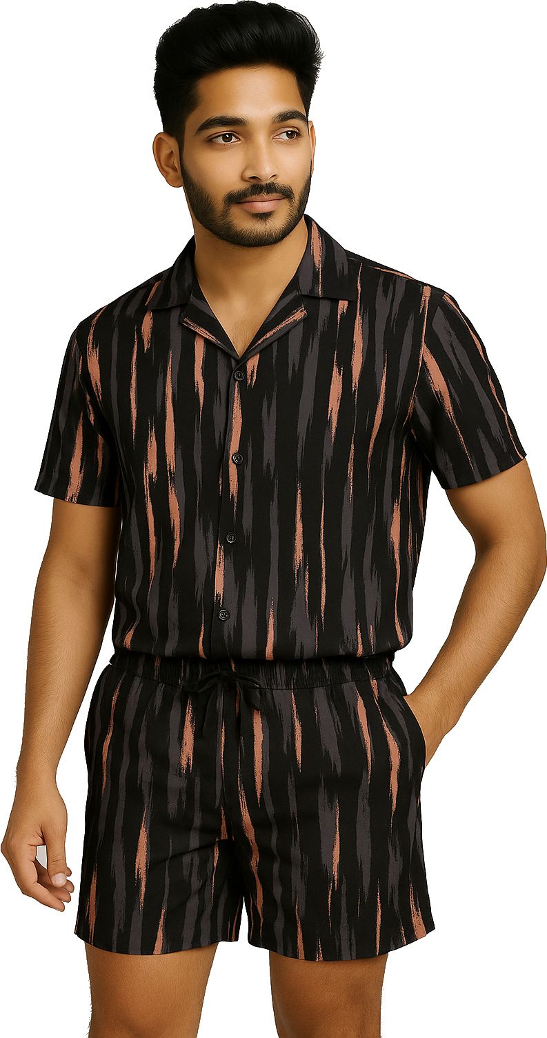 hasini fashion Men Night Suit Set Multicolor Printed-picture-18