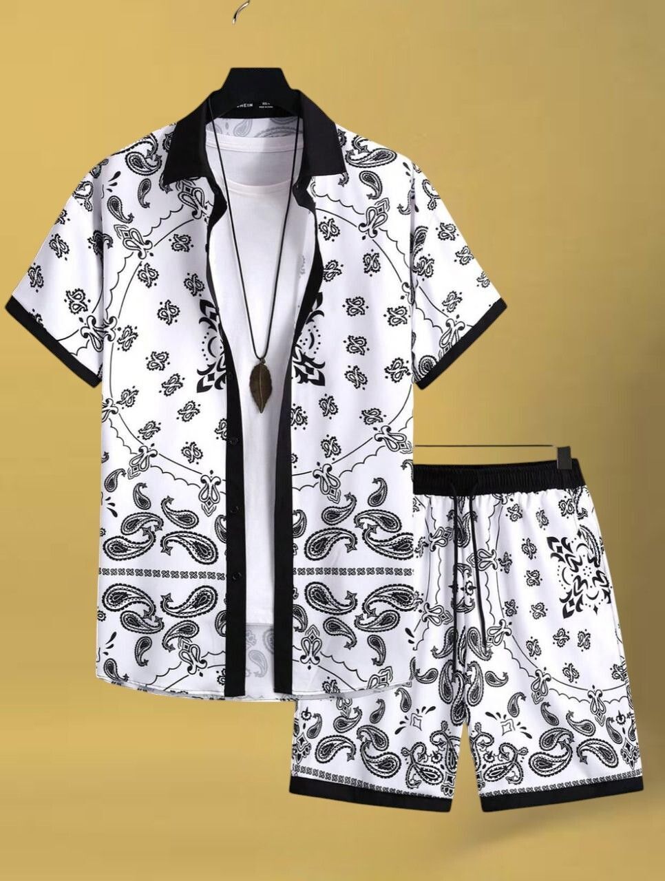 Men Night Suit Set Multicolor Printed-image-31
