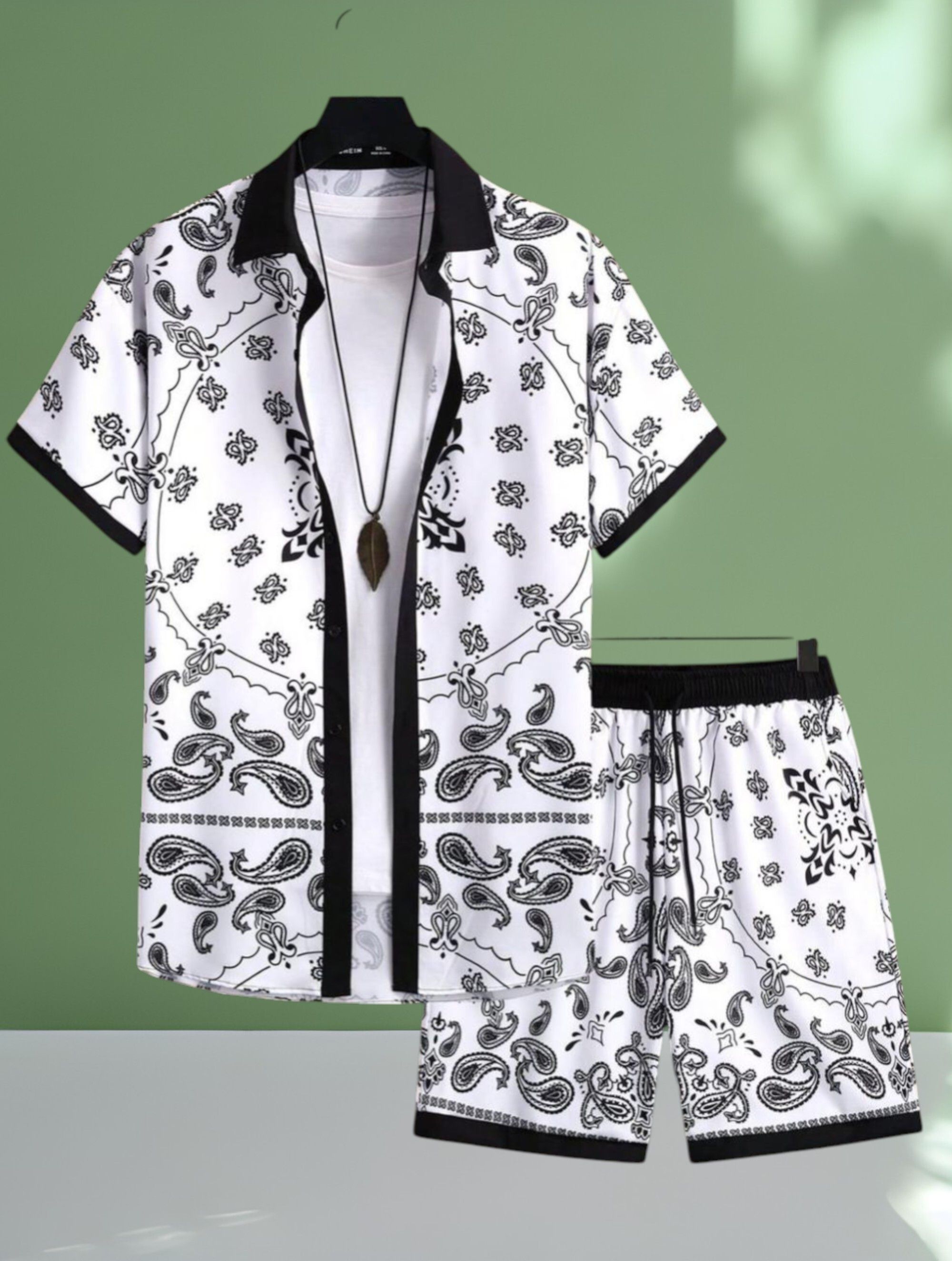 Men Night Suit Set Multicolor Printed-image-32