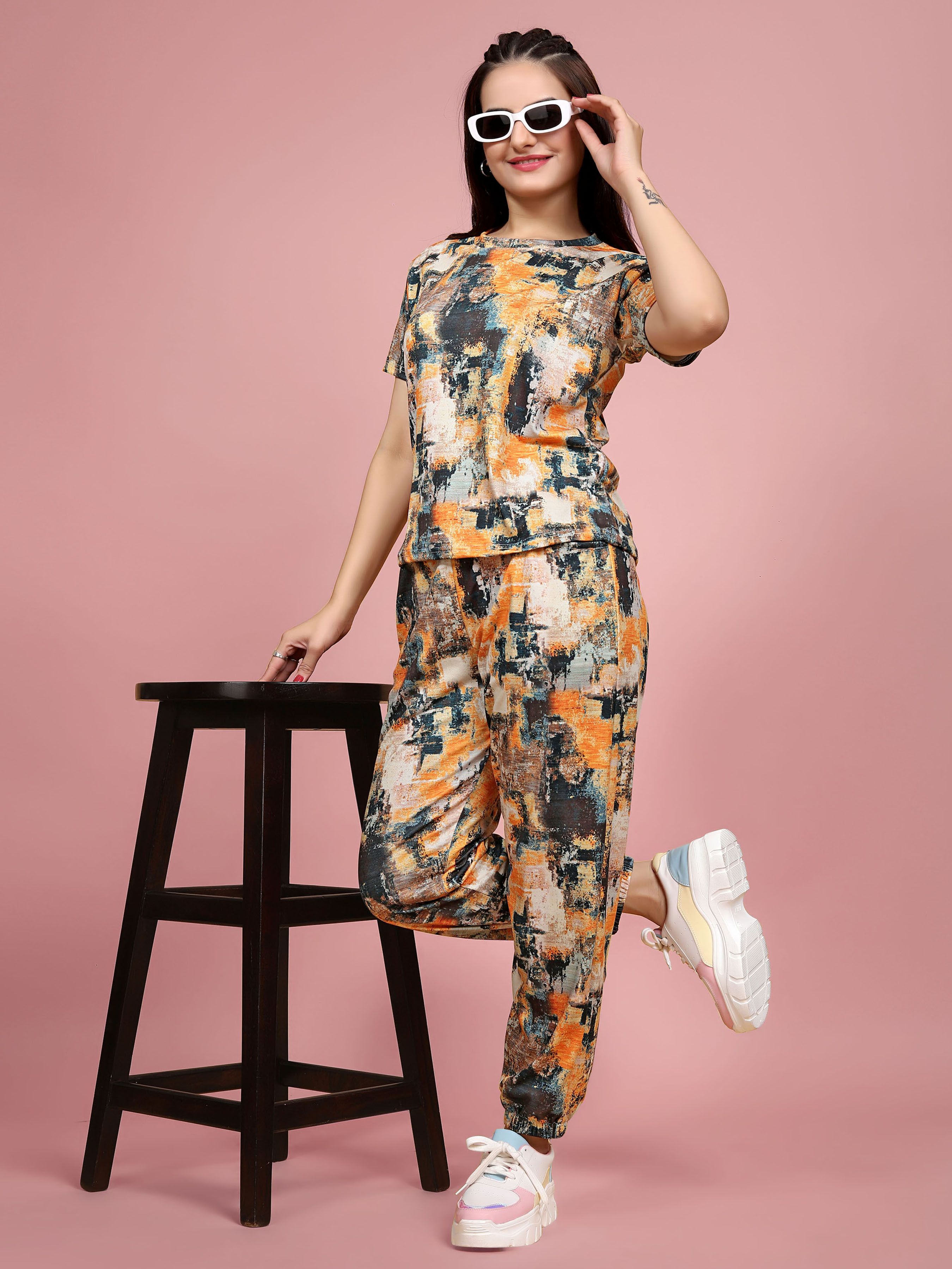 jk creation Printed Women Track Suit-picture-22