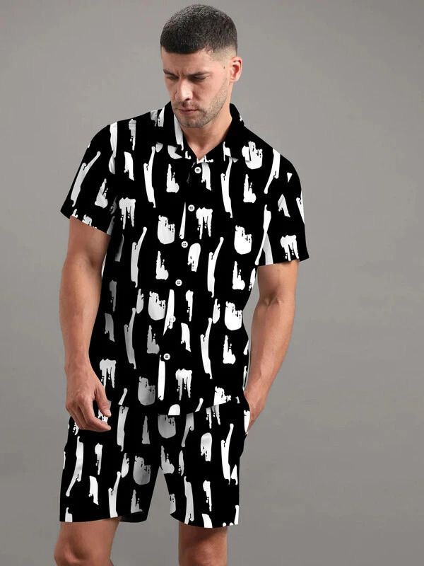 Shirt Regular Shorts Co-ords Set