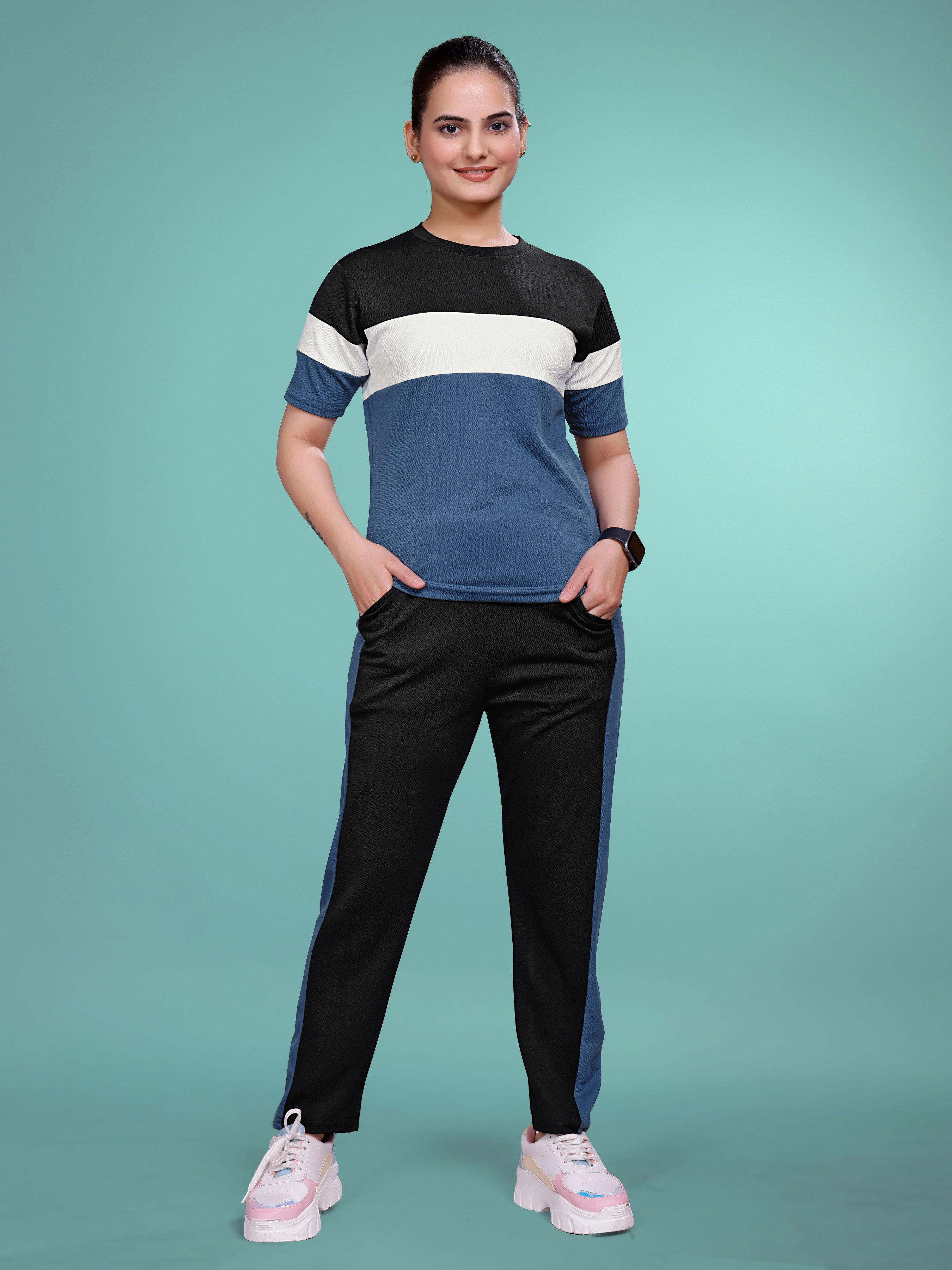jk creation Colorblock Women Track Suit-picture-28