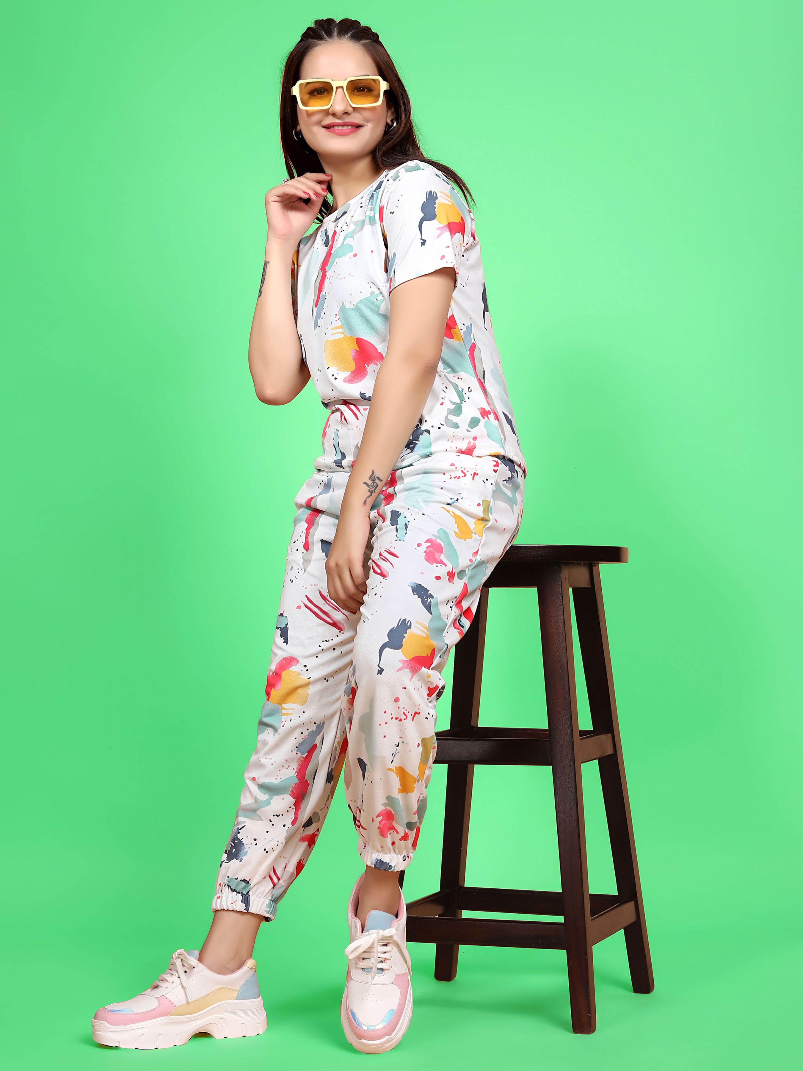 jk creation Printed Women Track Suit-picture-15