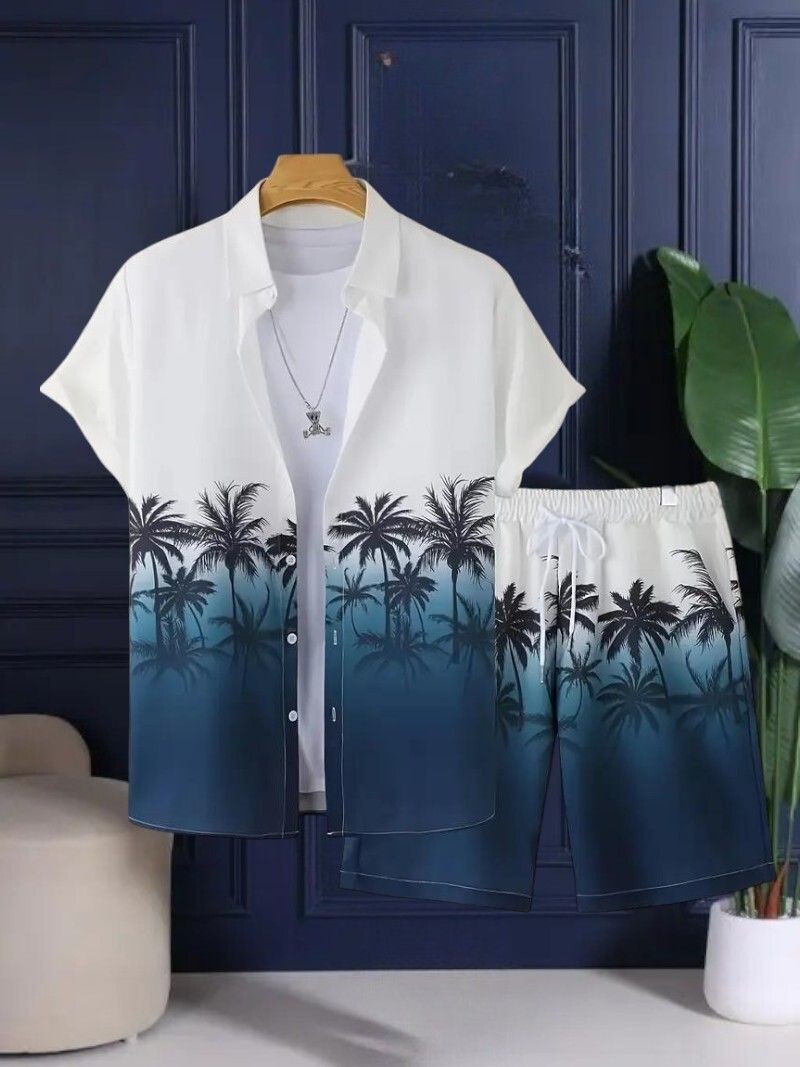 dapperman Men Night Suit Set Multicolor Printed-picture-29
