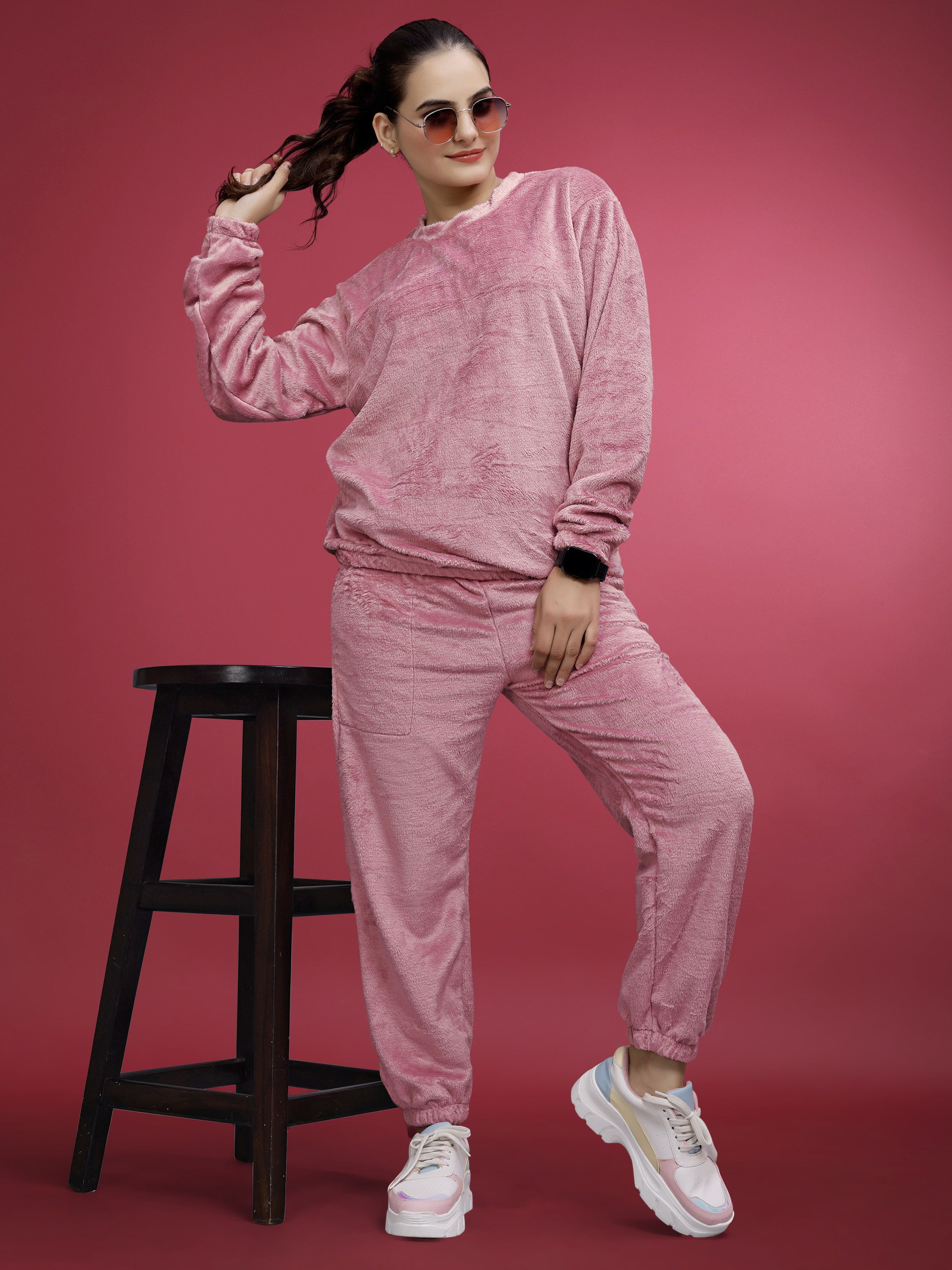 sakarmaa Solid Women Track Suit-picture-25