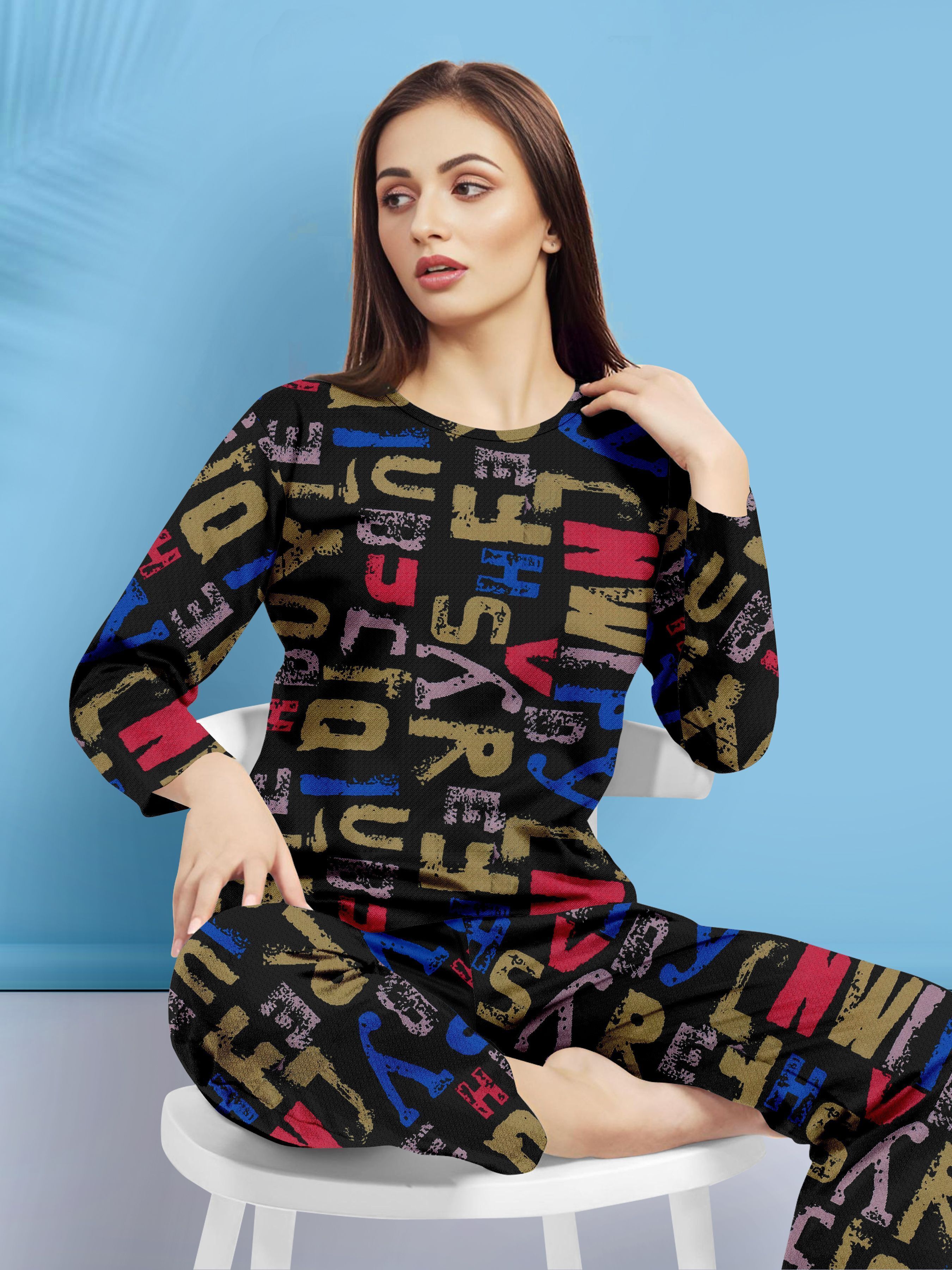 printed women track suit