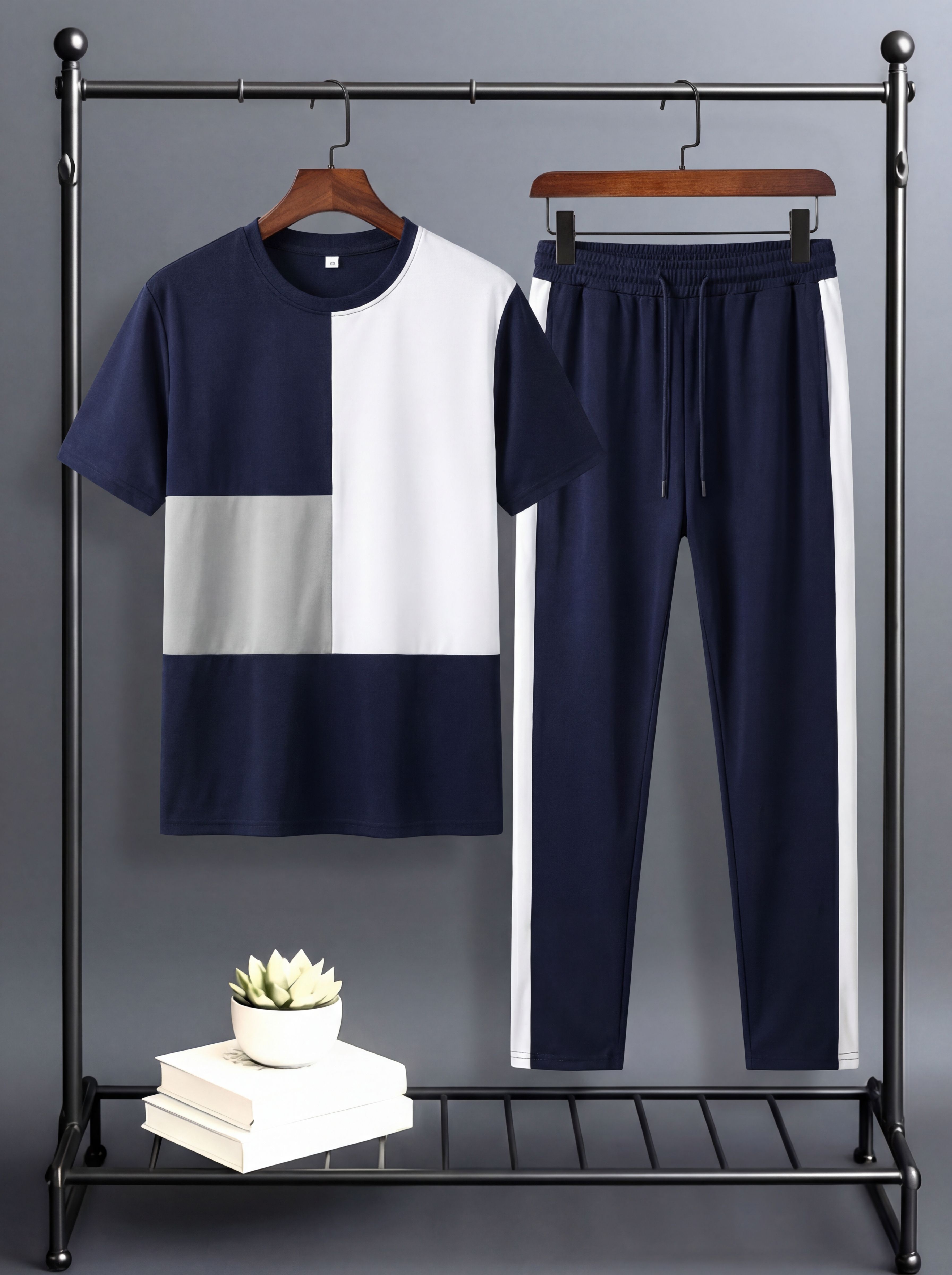 Striped Men Track Suit