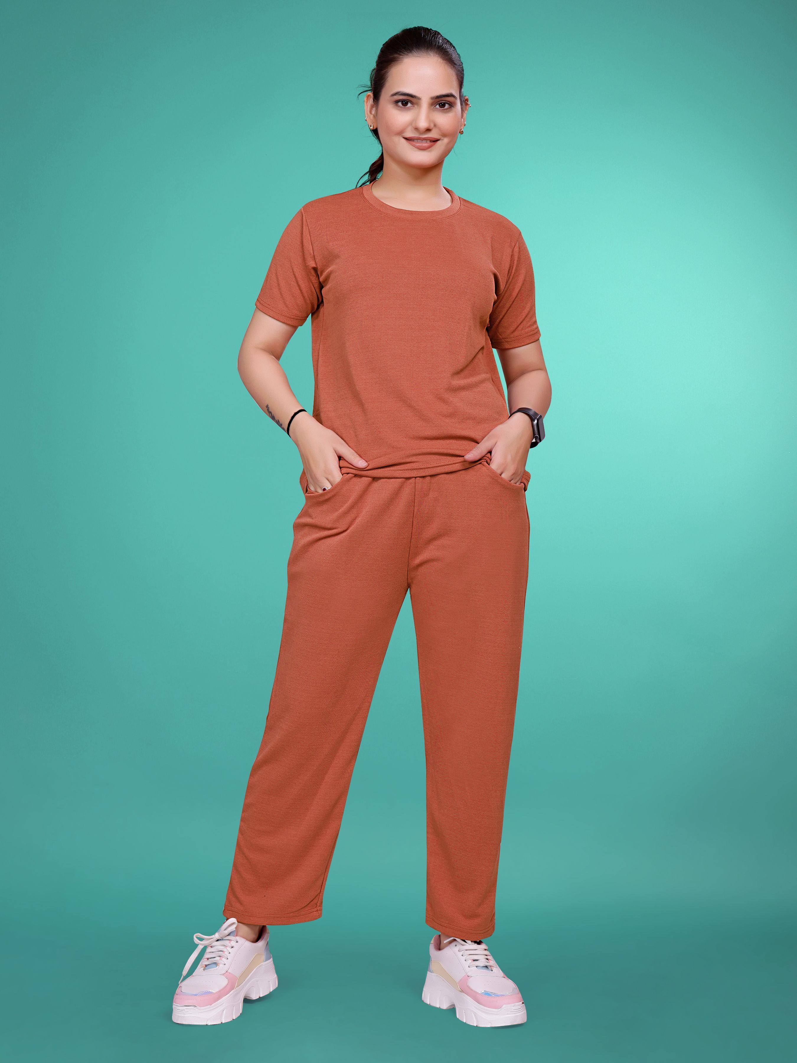 sakarmaa Solid Women Track Suit-picture-17