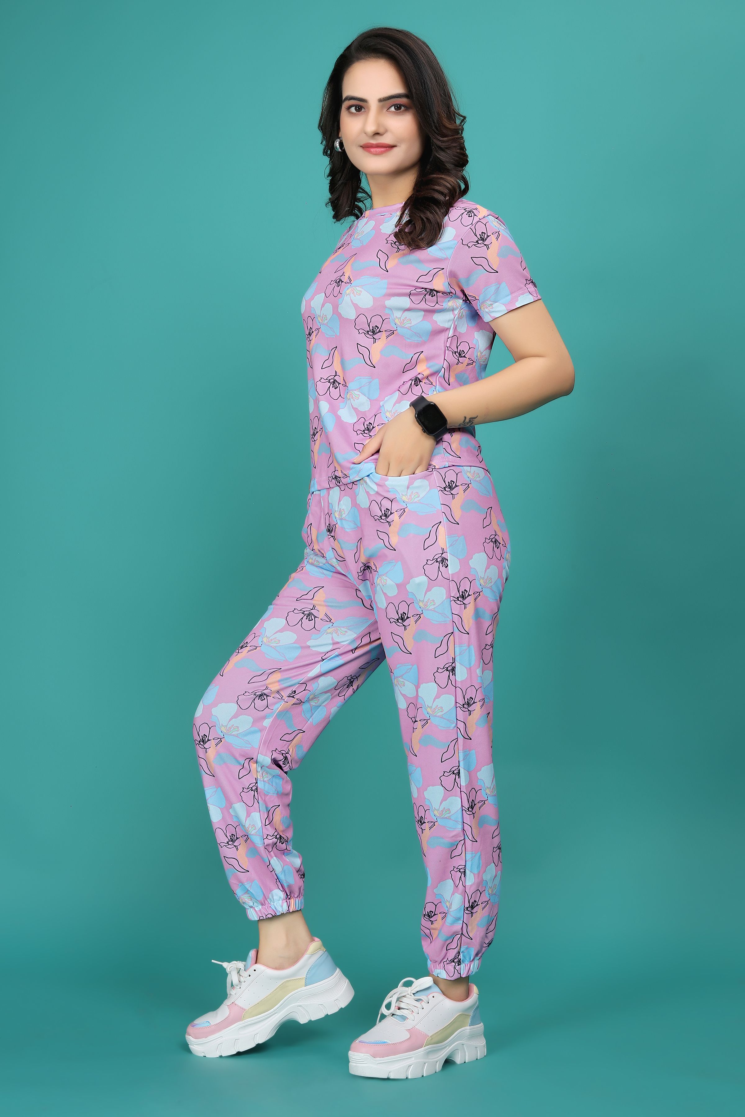jk creation Printed Women Track Suit-picture-21