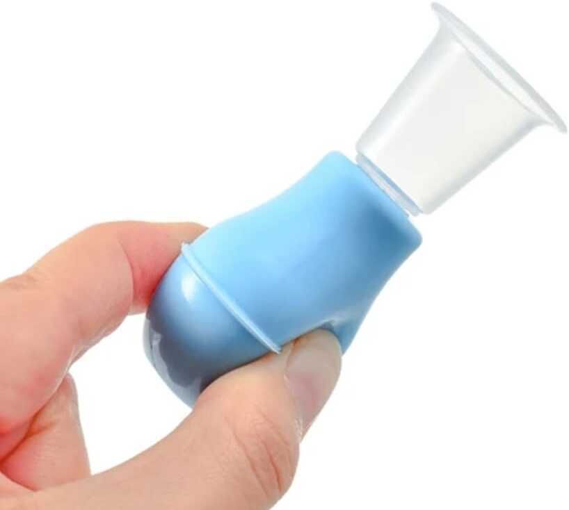 Silicone Nipple Puller With Case (Pack of 1) Blue For Inverted Nipples| BPA FREE Nipple Puller