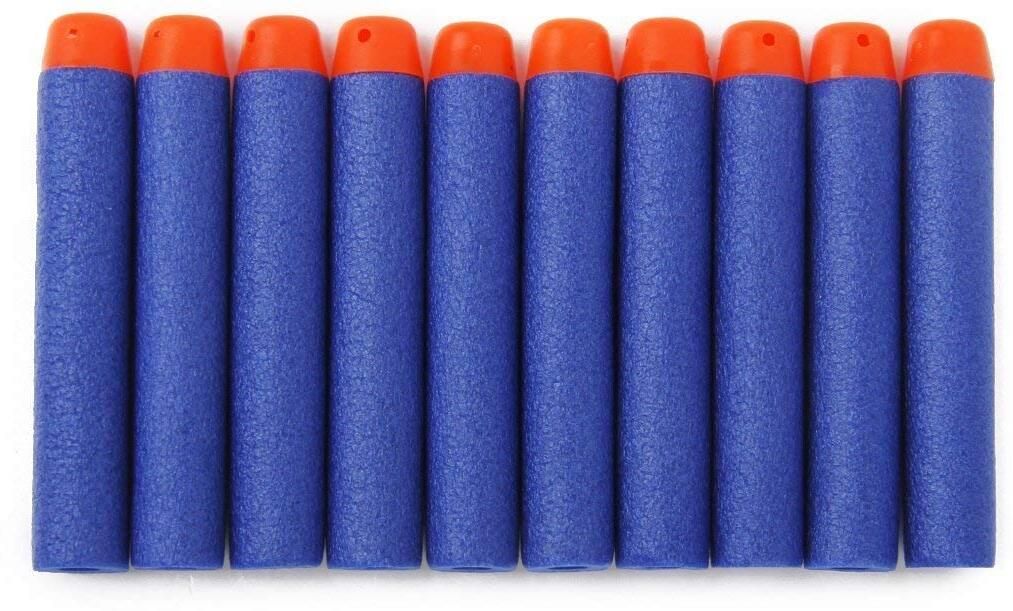 Form Bullet Darts for Toy Gun | All Blaster Guns, 7.1x1.5 cm, Blue Soft Tip Dart