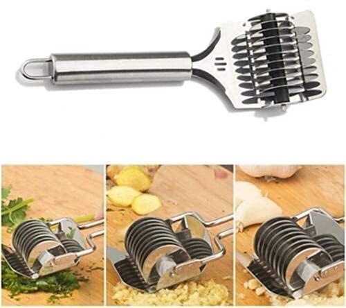 Steel Pasta Maker Noodle Lattice Roller,Dough Cutter Mincer Pack of 1 Pasta Maker