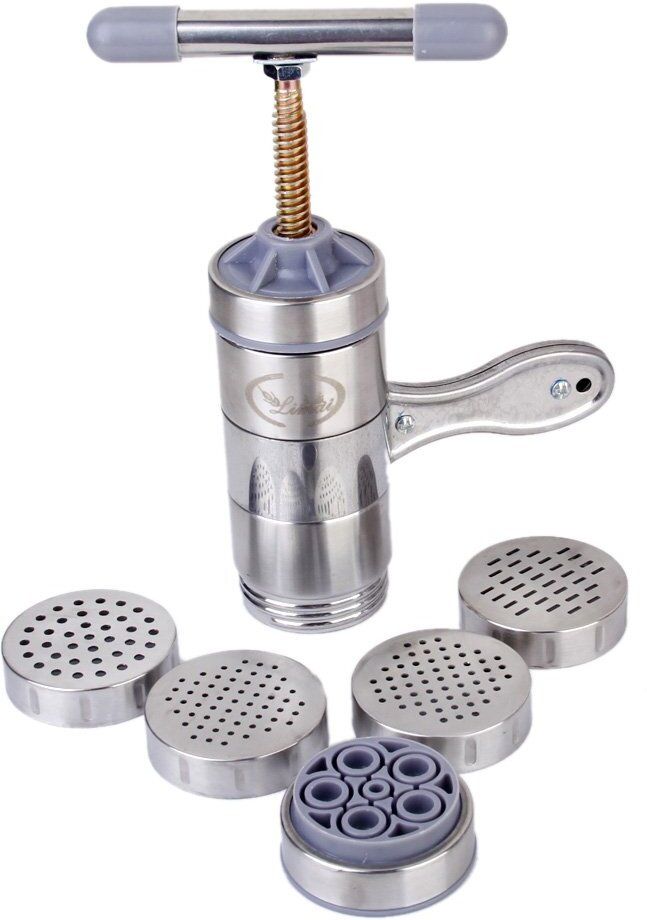 Stainless Steel Noodle Maker Press Flour Machine Spaghetti and Pasta Maker