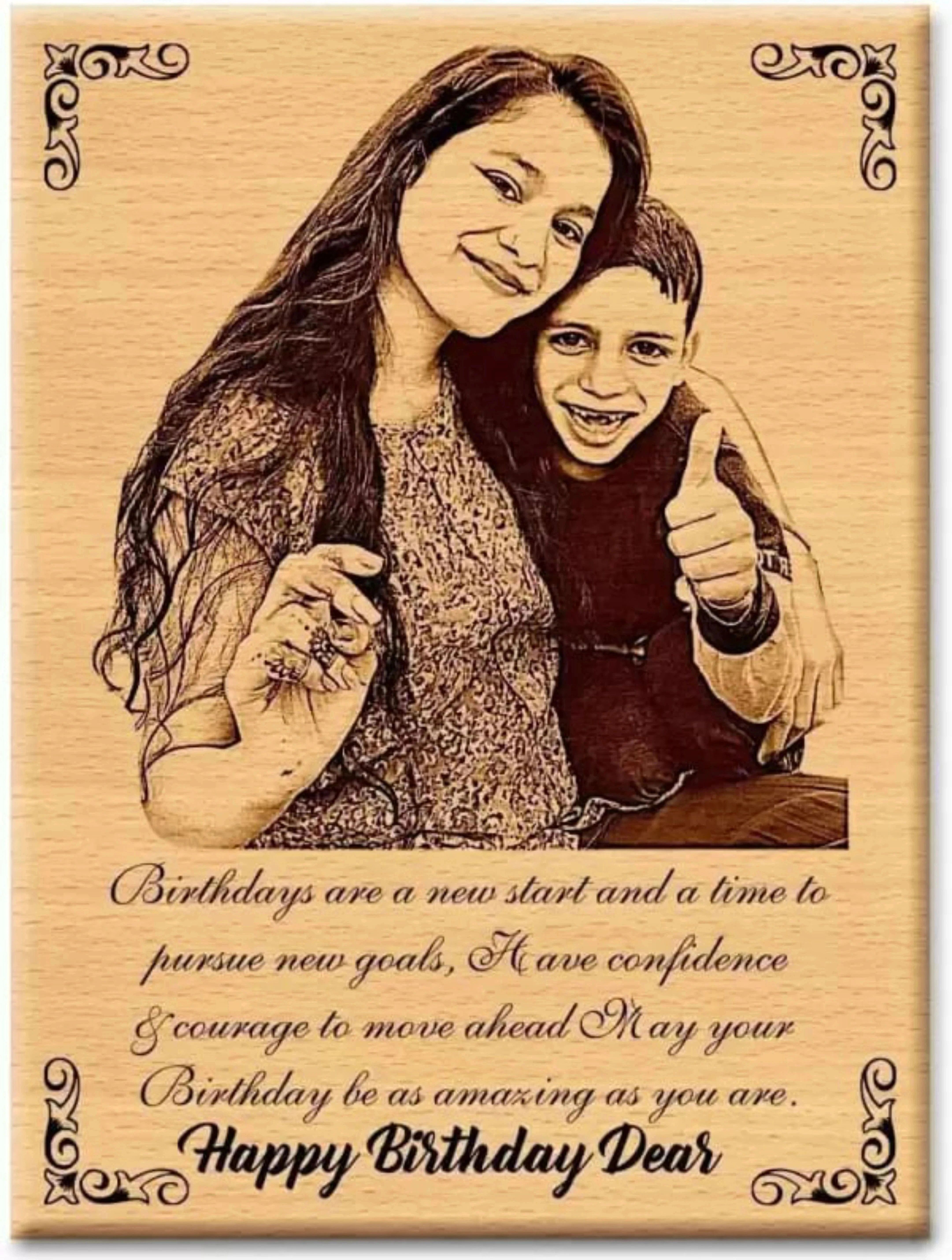 Wood Table Photo Frame-image-35