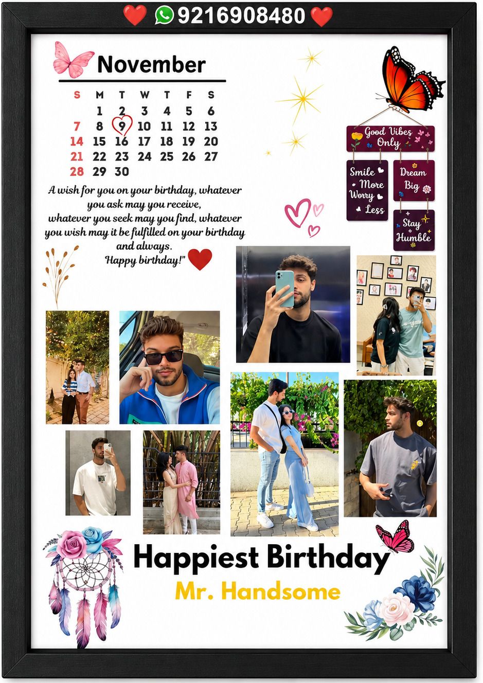 Plastic Wall Photo Frame-image-43
