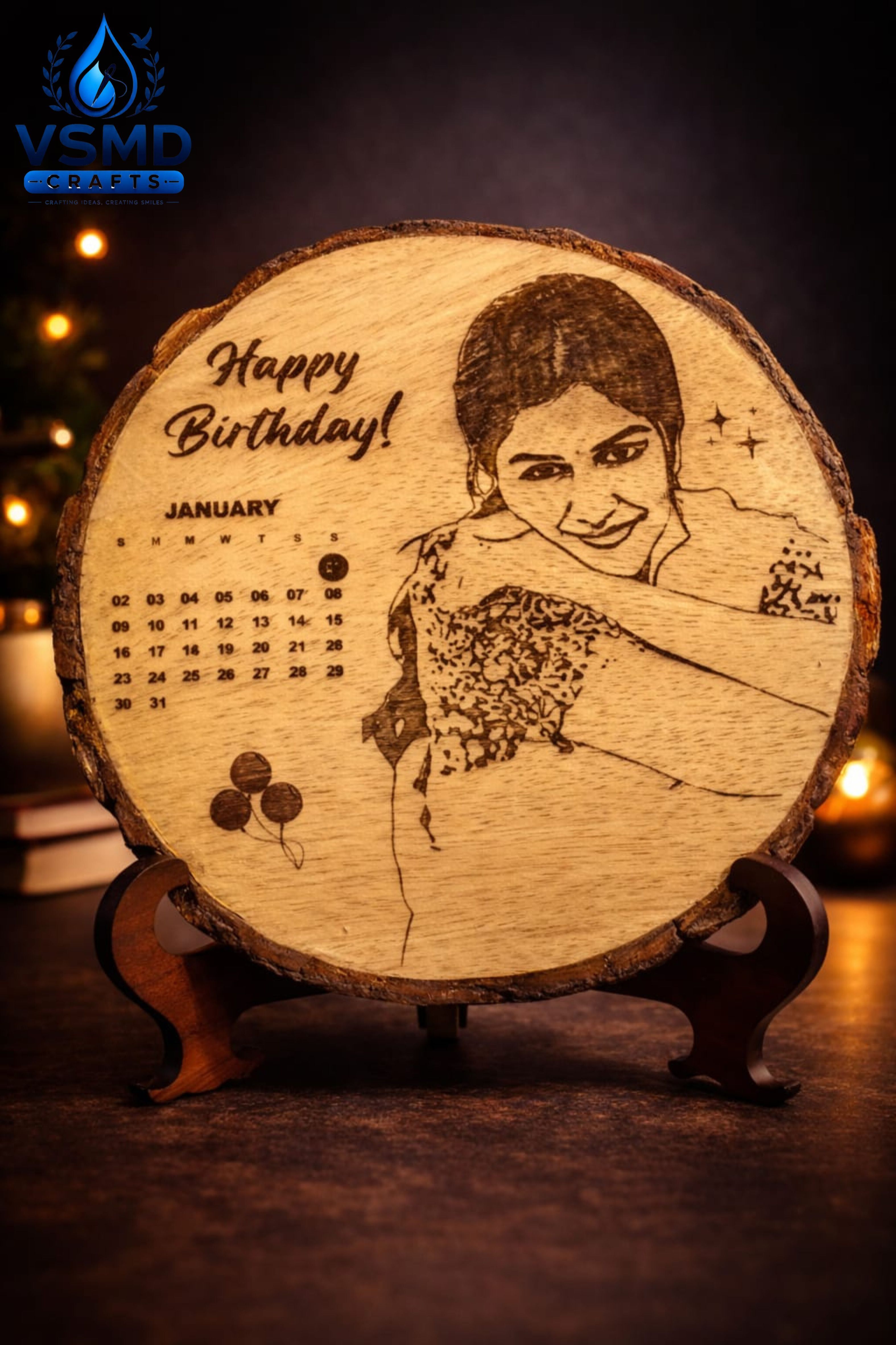 Wood Table Photo Frame-image-47