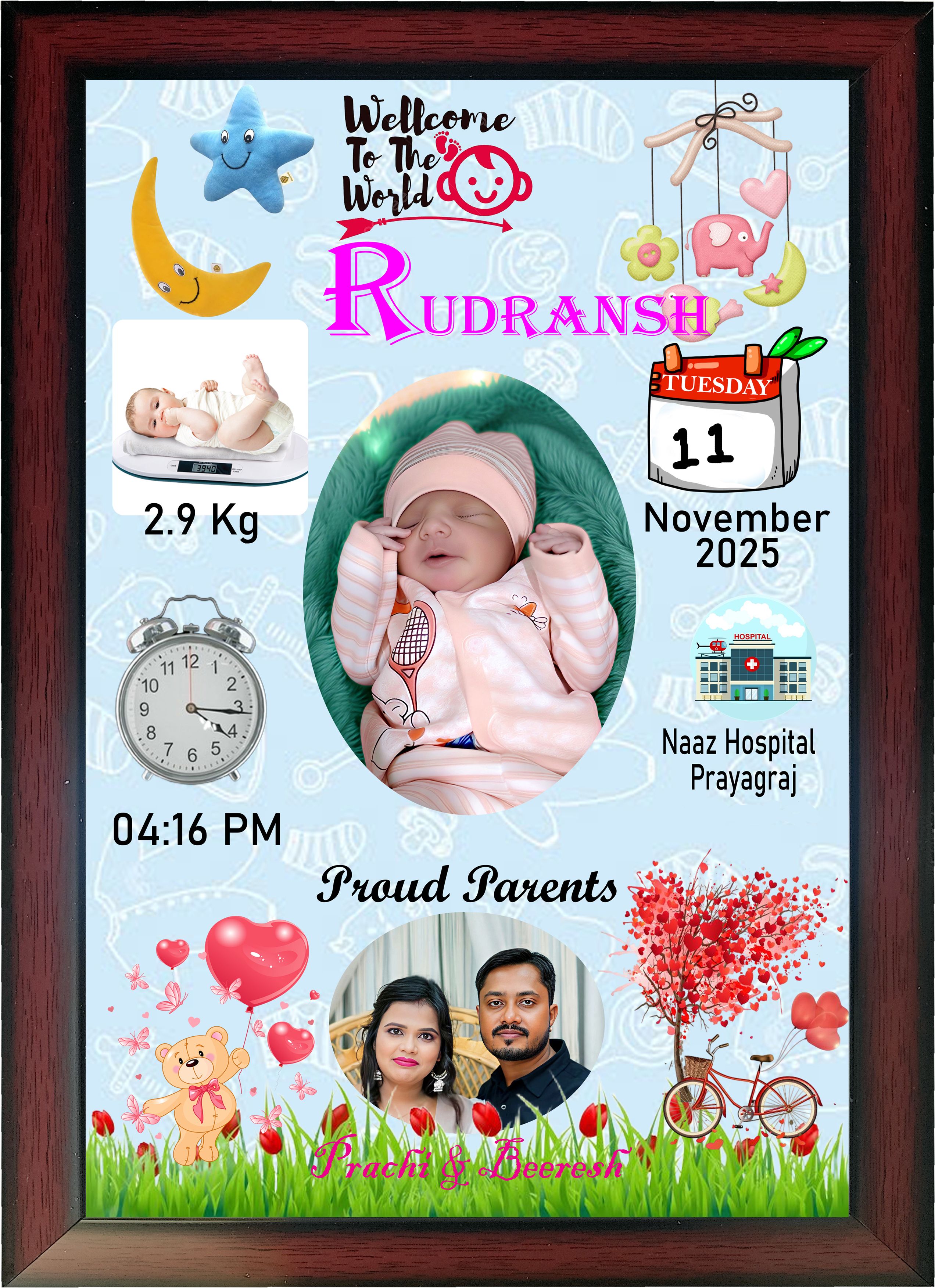 shree govindam Wood Wall Photo Frame-picture-17