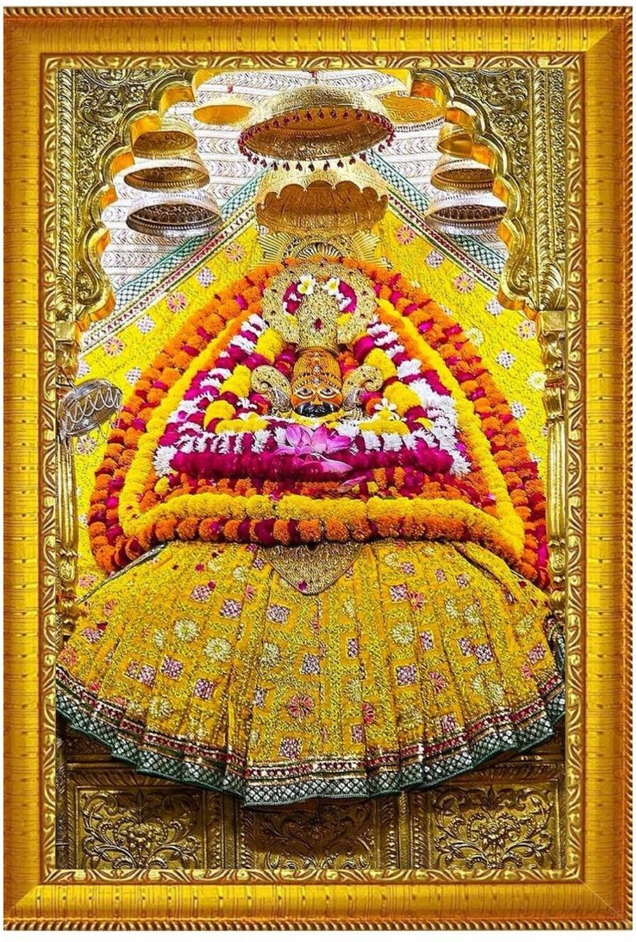 Shyam Baba Framed Photo 5x7 Inch Spiritual Decorative Frame for Living Room Religious Frame-image-6