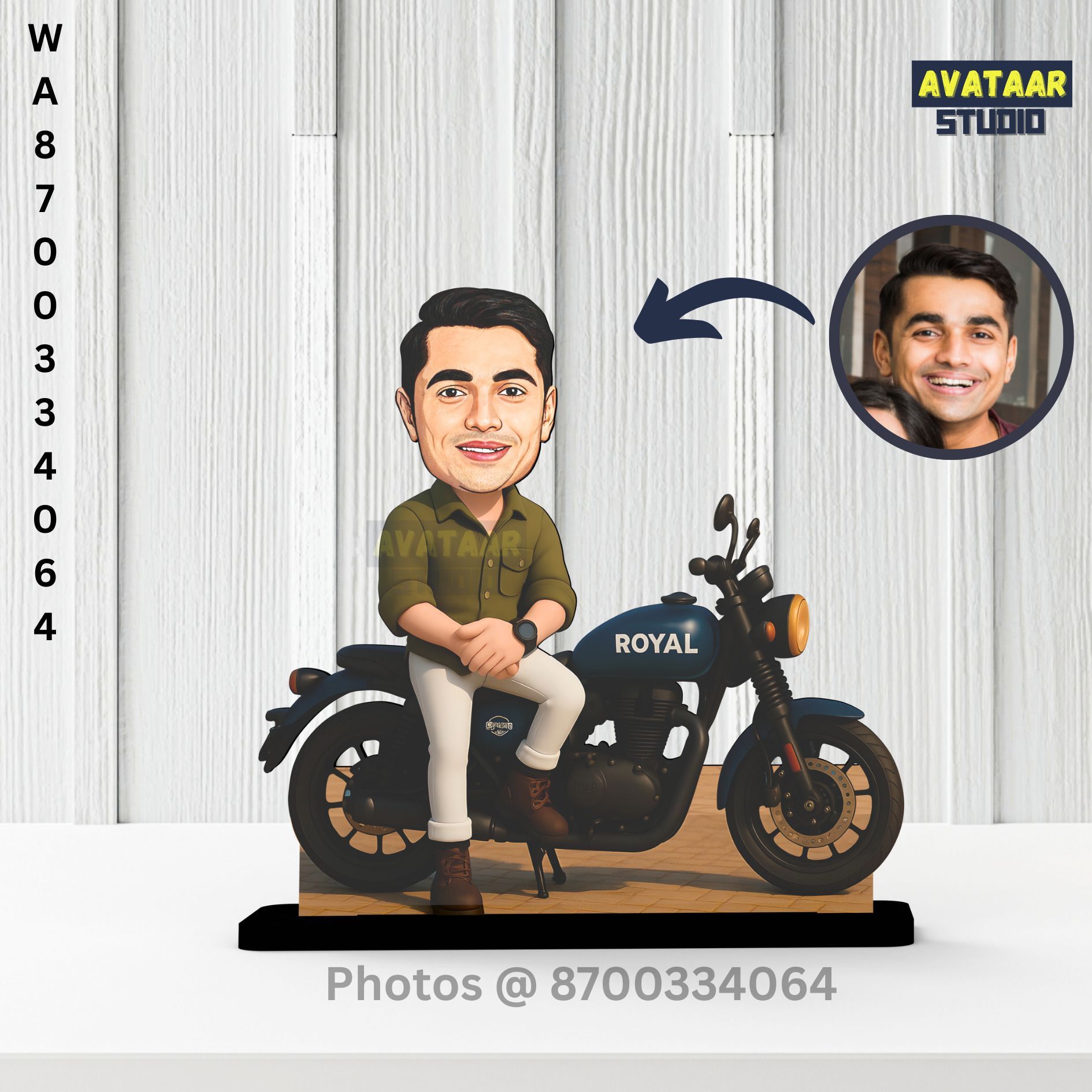 Wood Table Photo Frame-image-0