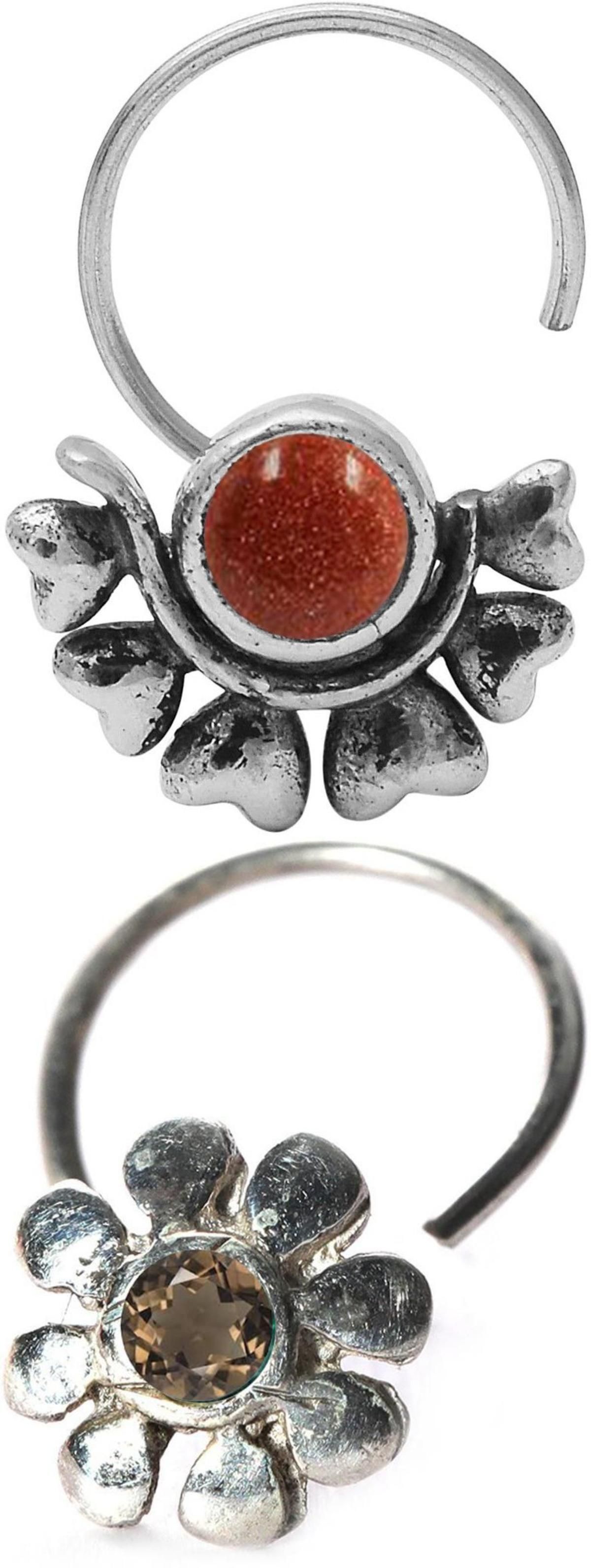 jsag Sterling Silver Plated Sterling Silver Nose Ring-picture-4