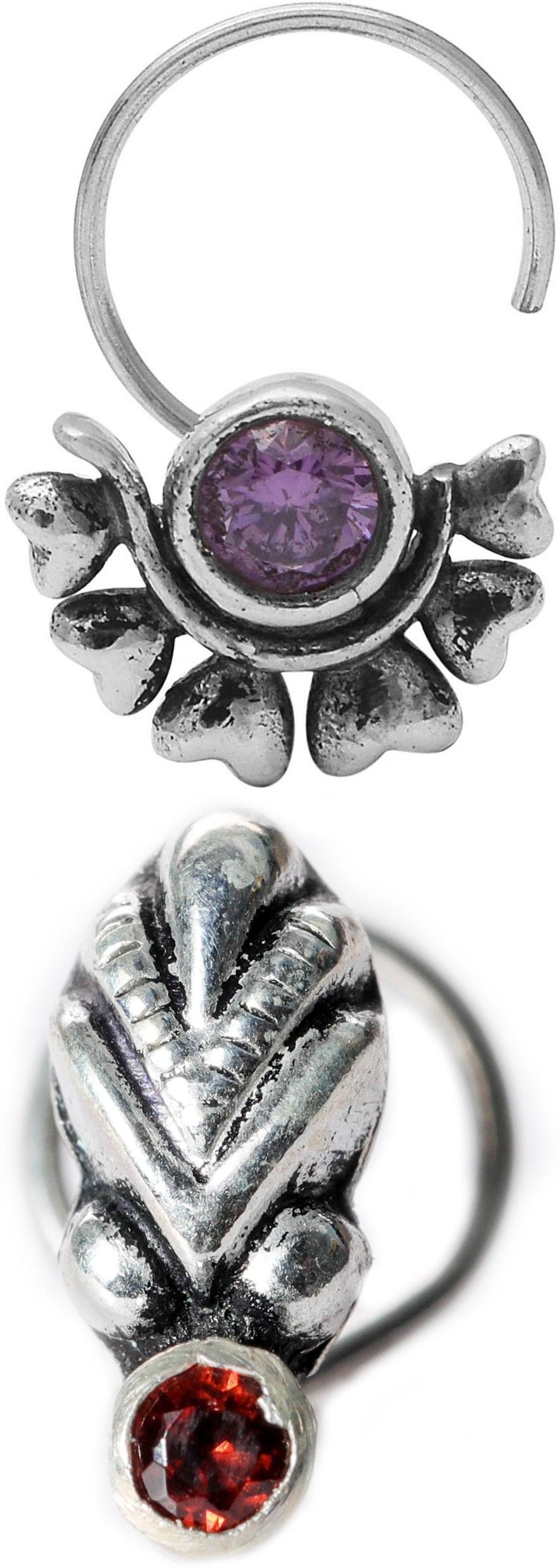 jsag Sterling Silver Plated Sterling Silver Nose Ring-picture-16