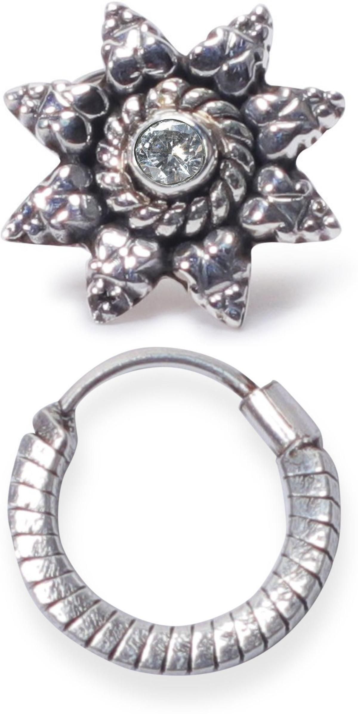 Sterling Silver Plated Sterling Silver Nose Stud-image-17