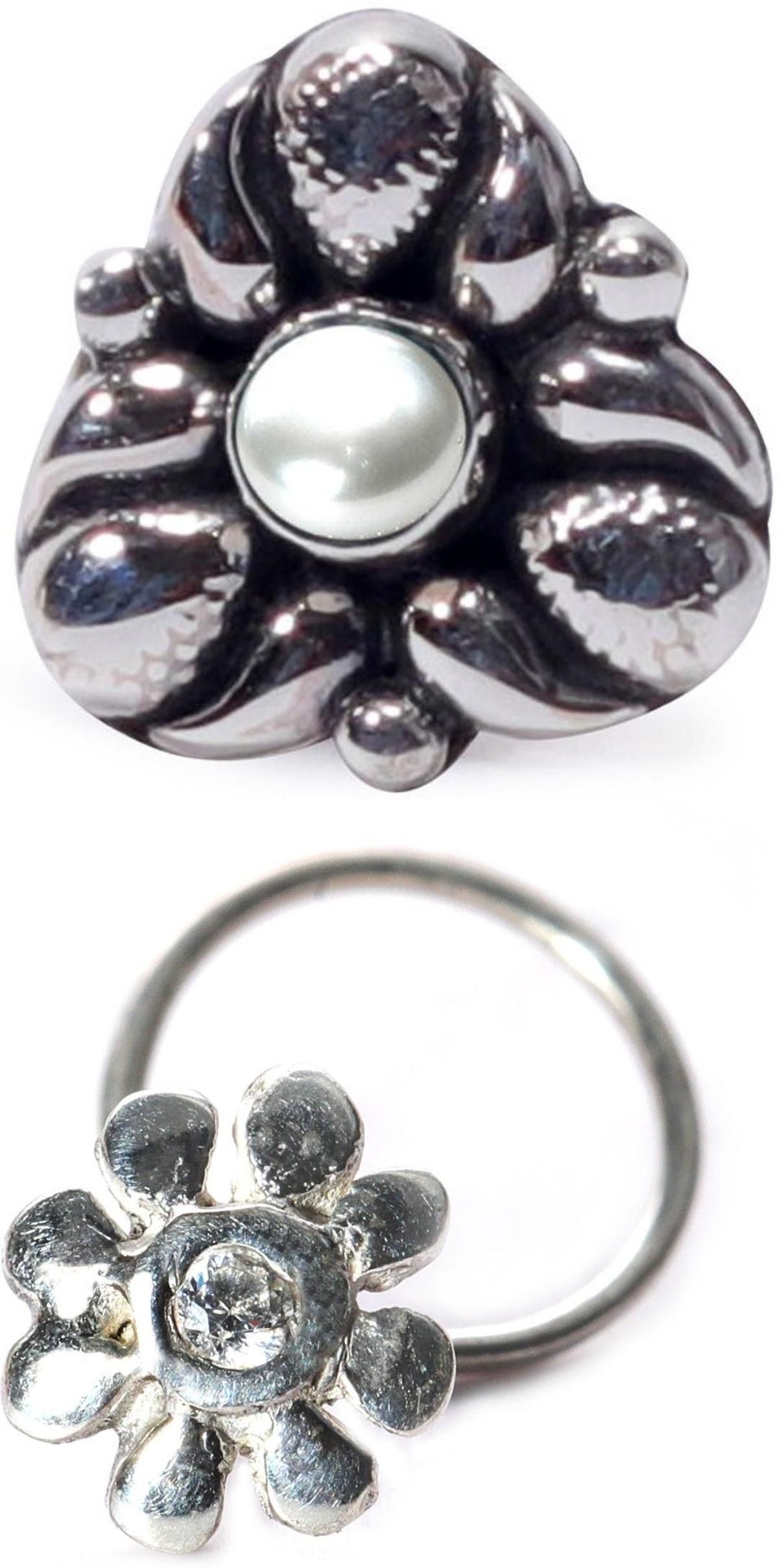 Sterling Silver Plated Sterling Silver Nose Ring-image-15