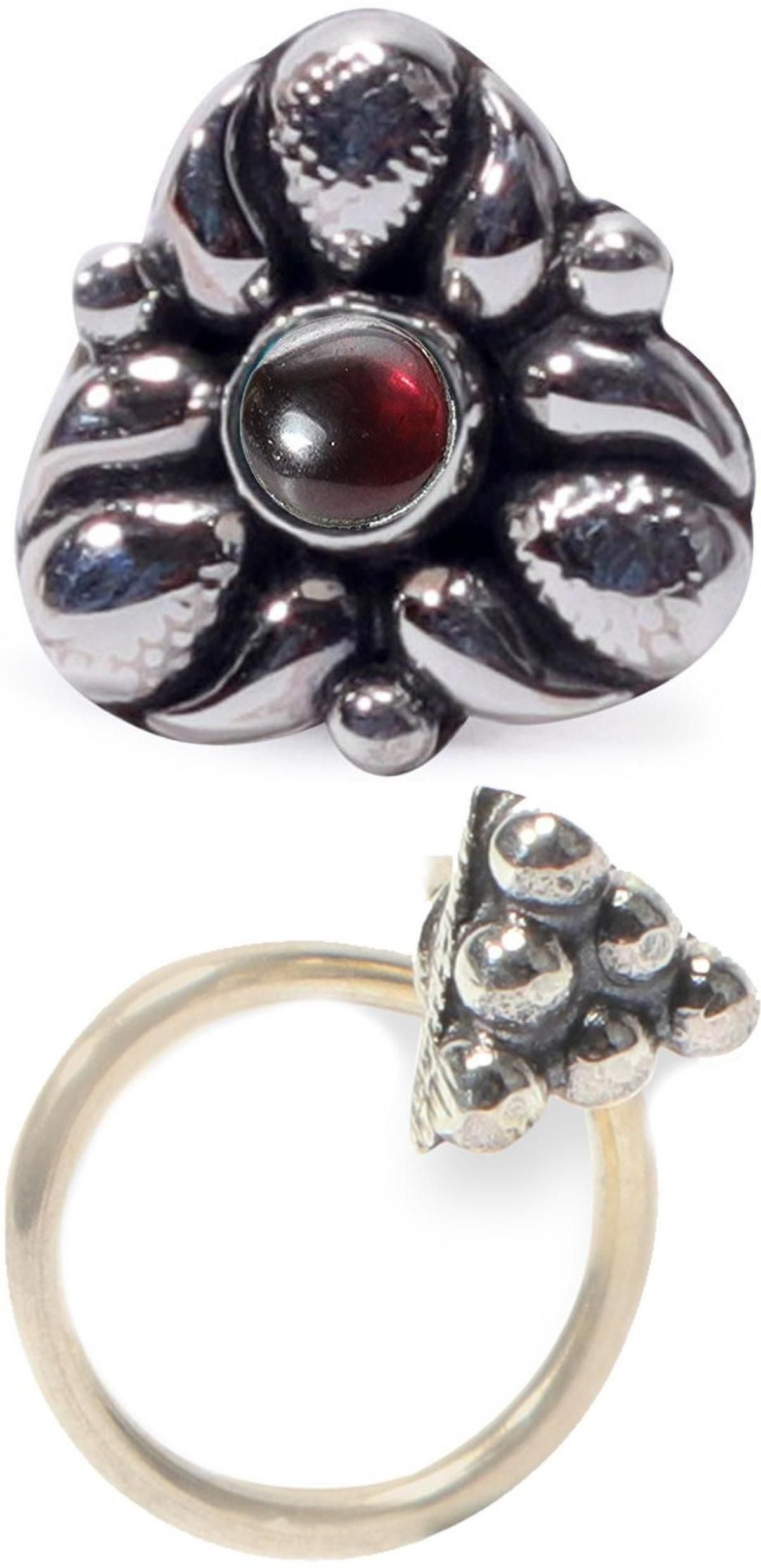 Sterling Silver Plated Sterling Silver Nose Stud-image-34