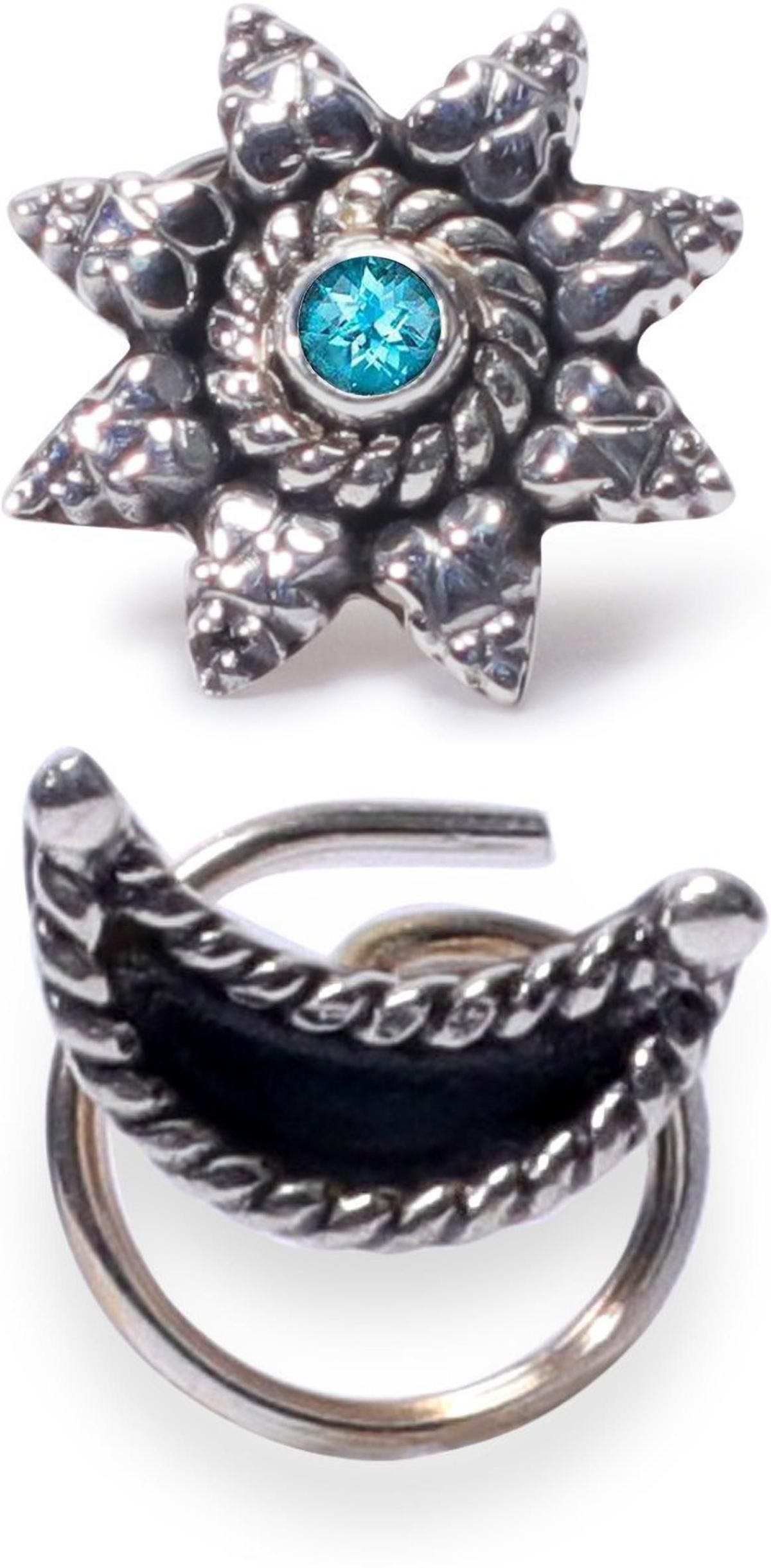 Sterling Silver Plated Sterling Silver Nose Stud-image-14