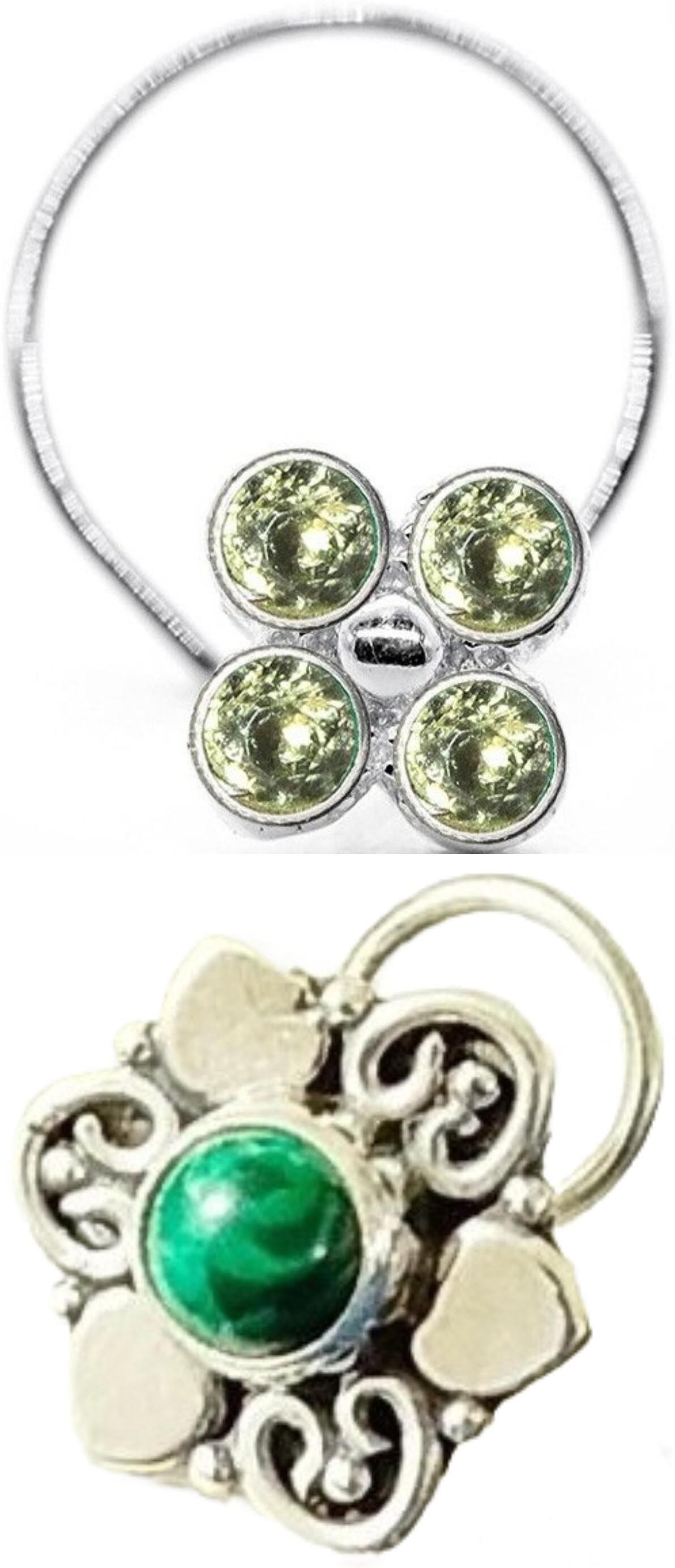 Sterling Silver Plated Sterling Silver Nose Ring-image-8