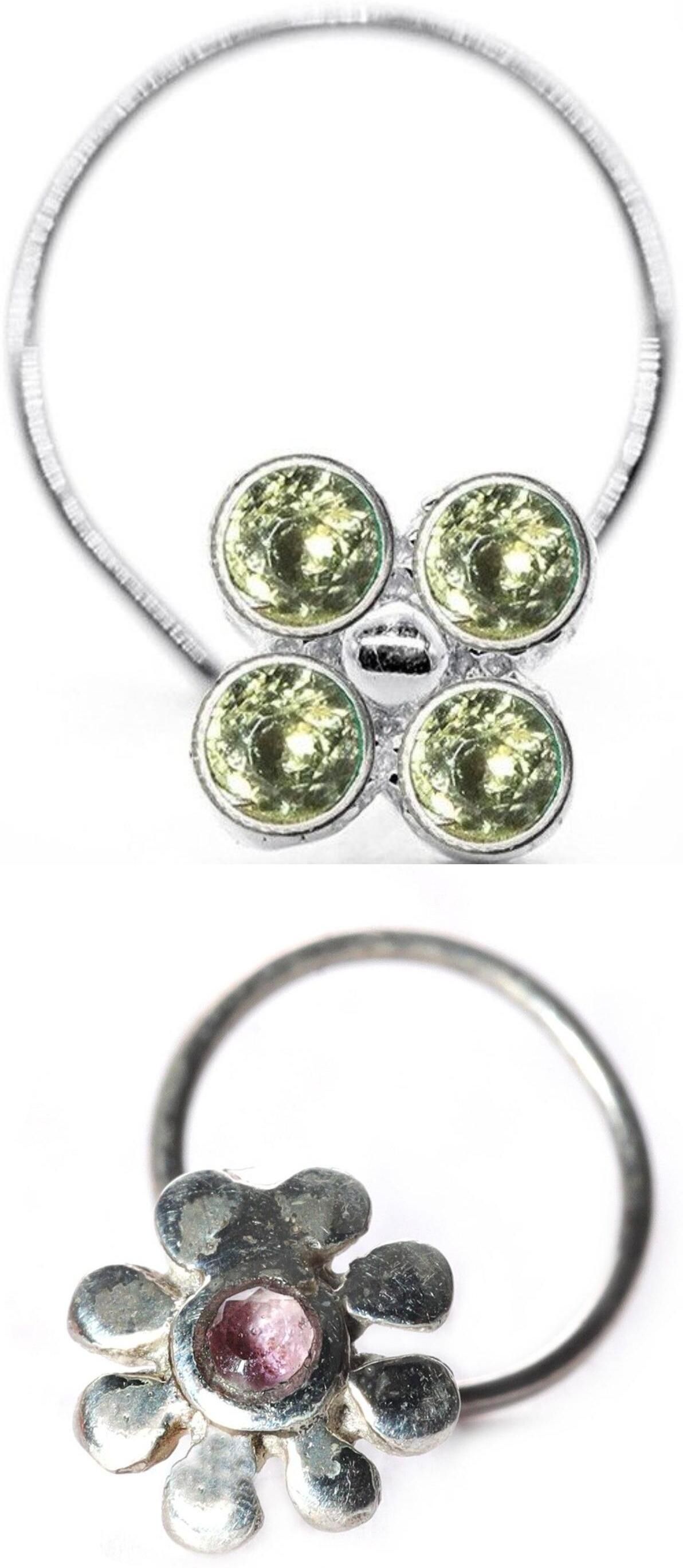 Sterling Silver Plated Sterling Silver Nose Ring-image-10