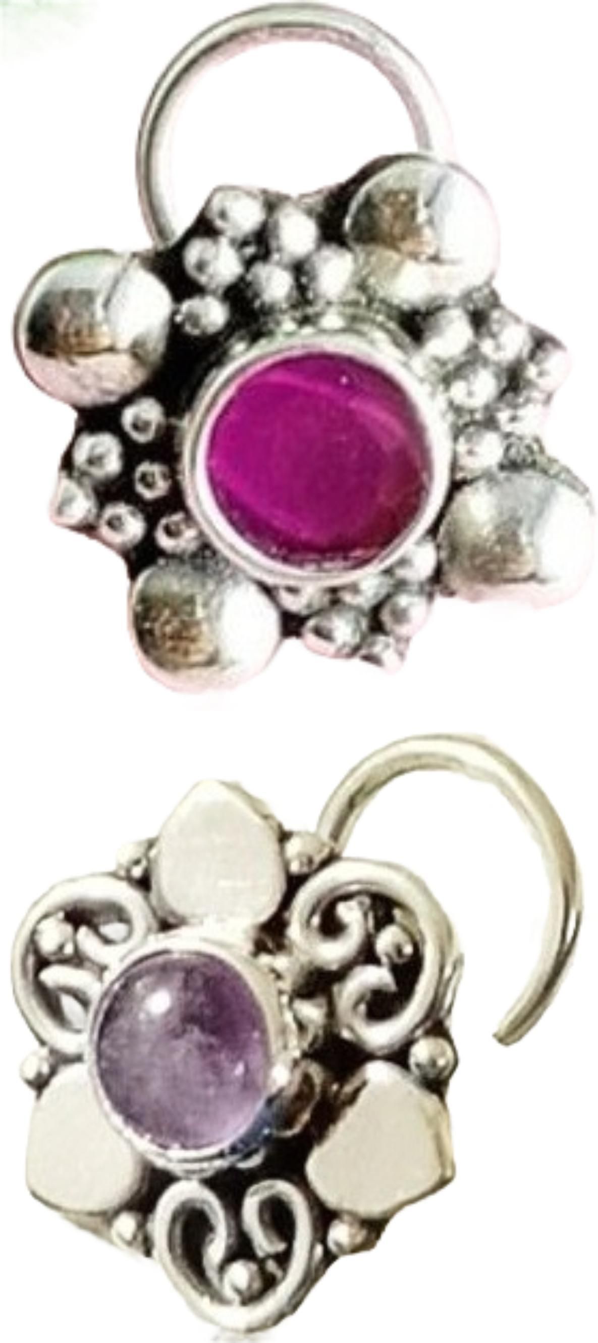 jsag Sterling Silver Plated Sterling Silver Nose Ring-picture-36