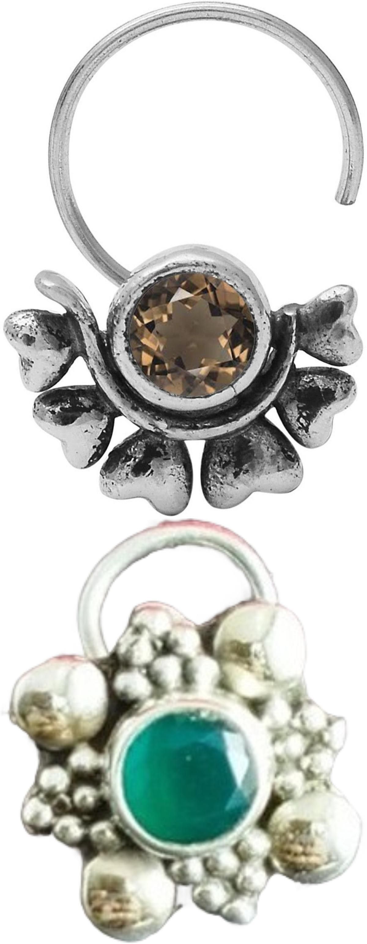 Sterling Silver Plated Sterling Silver Nose Ring-image-22