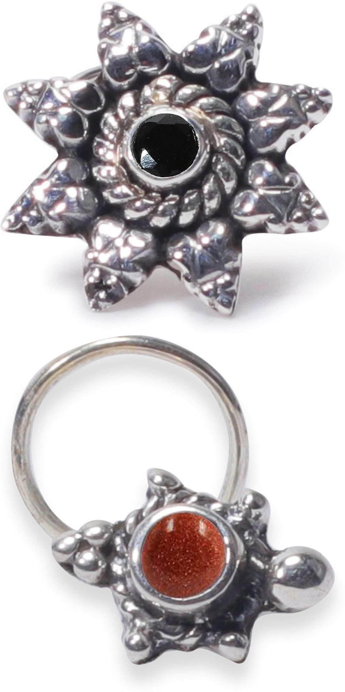 jsag Sterling Silver Plated Sterling Silver Nose Ring-picture-49