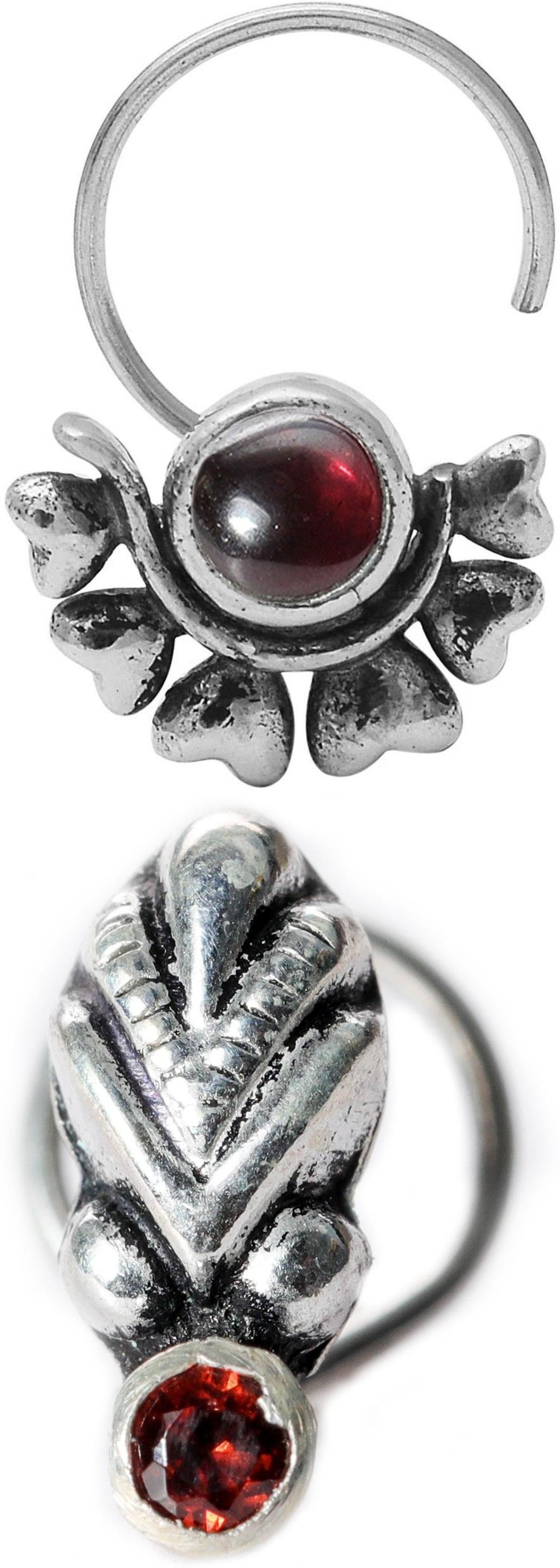 jsag Sterling Silver Plated Sterling Silver Nose Ring-picture-18