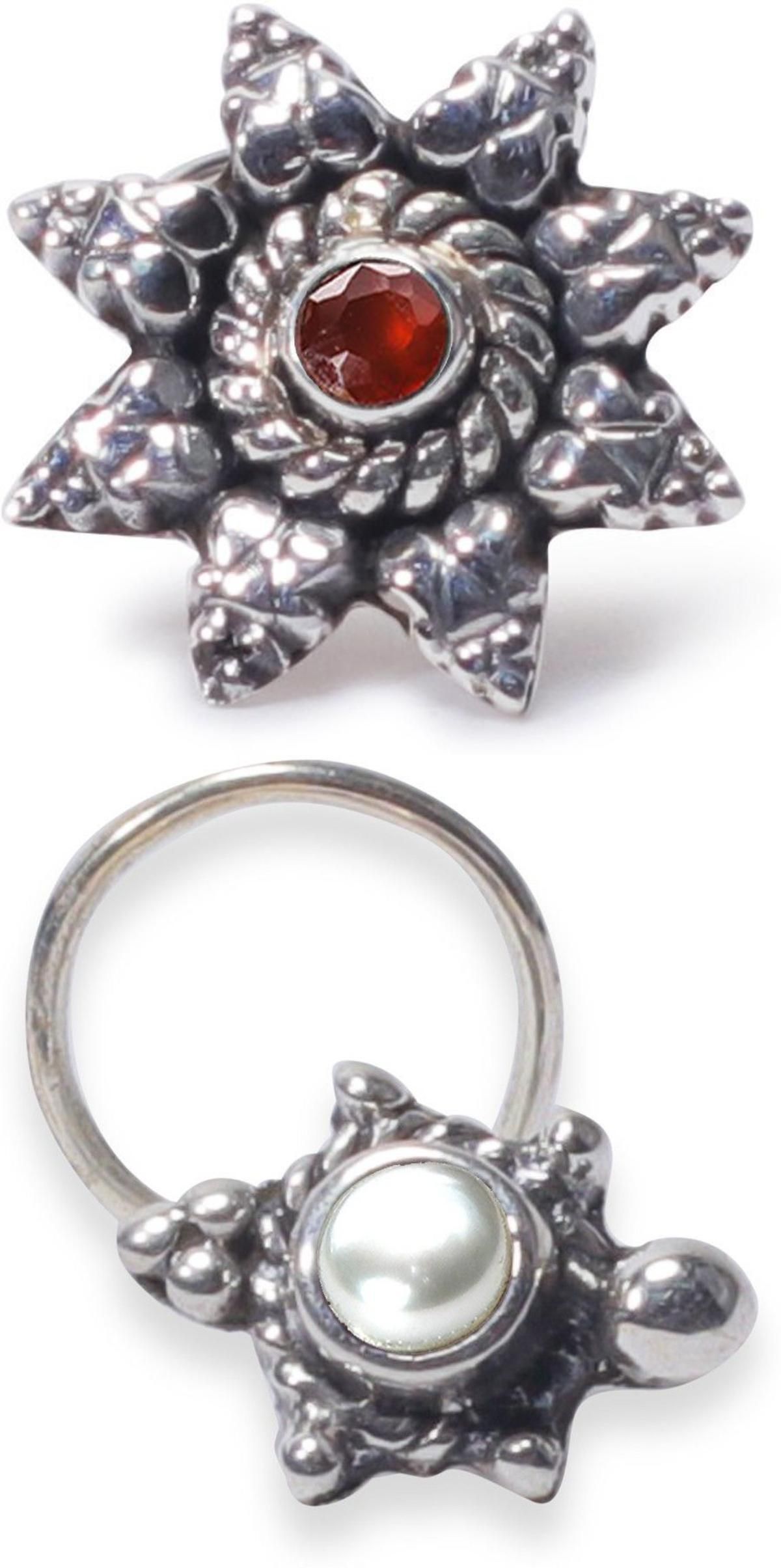 Sterling Silver Plated Sterling Silver Nose Stud-image-33