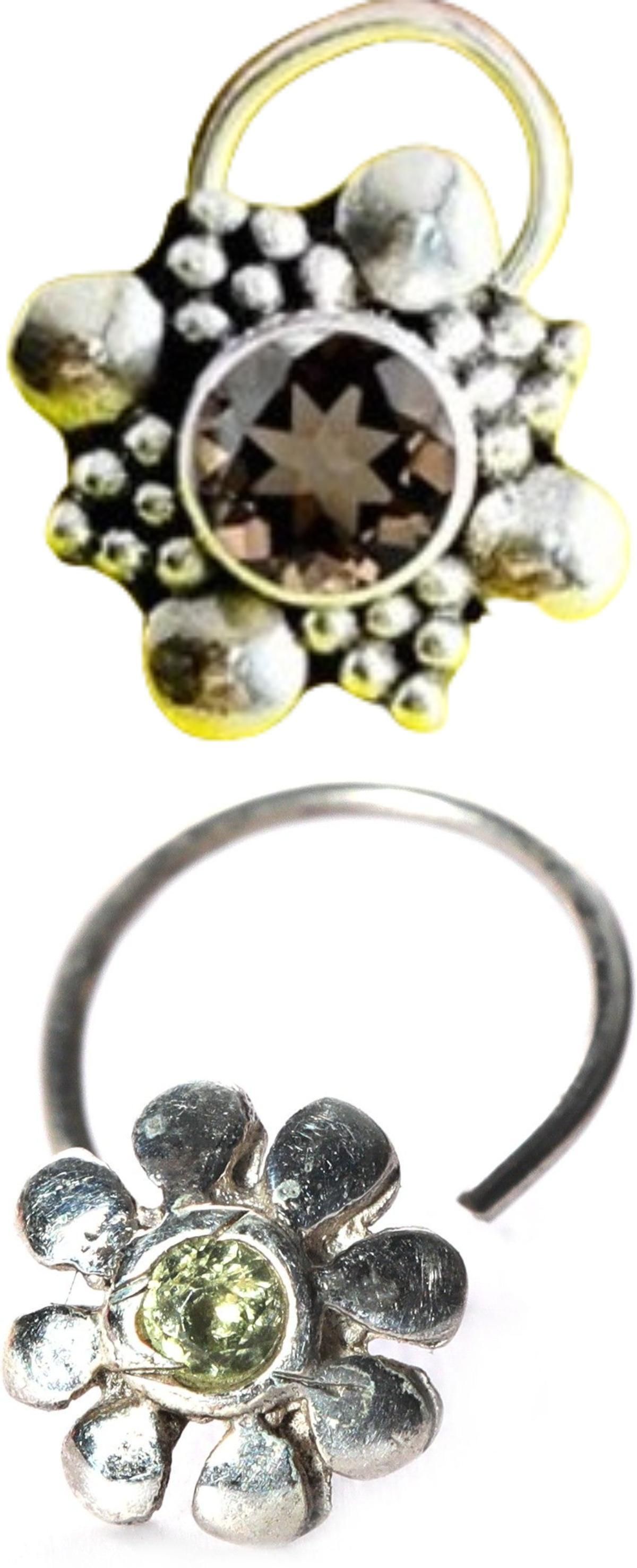 jsag Sterling Silver Plated Sterling Silver Nose Ring-picture-12