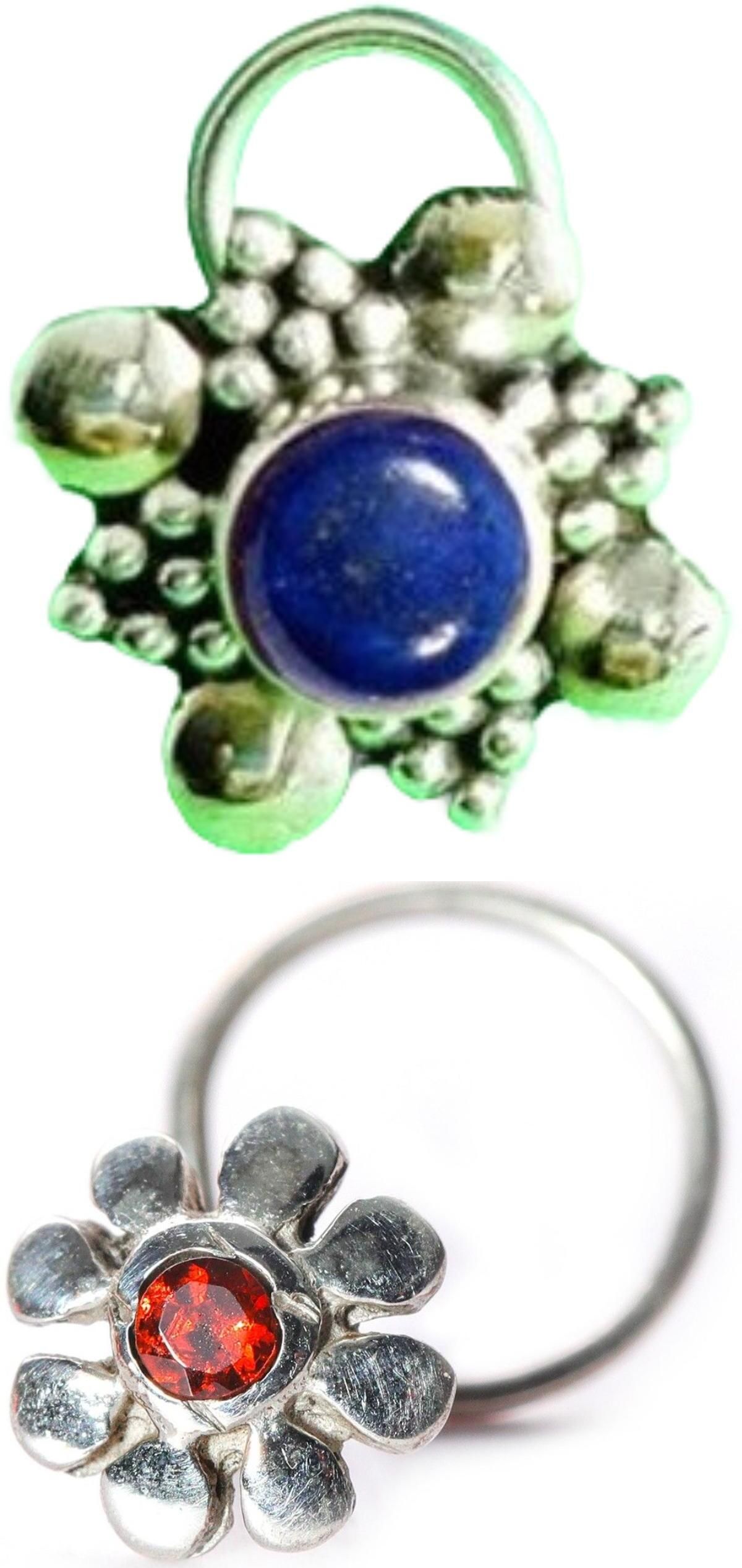 jsag Sterling Silver Plated Sterling Silver Nose Ring-picture-14