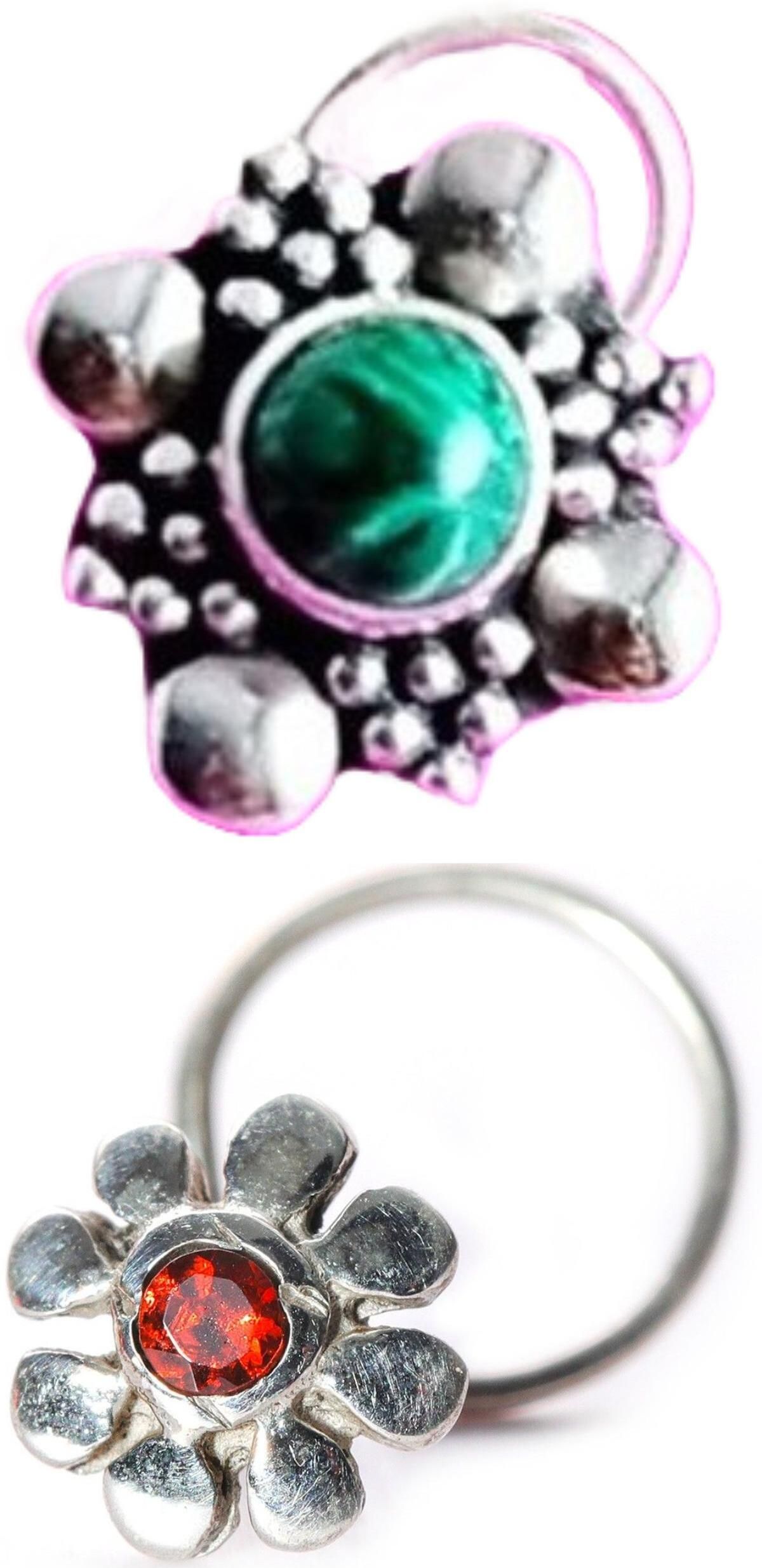 Sterling Silver Plated Sterling Silver Nose Ring-image-46