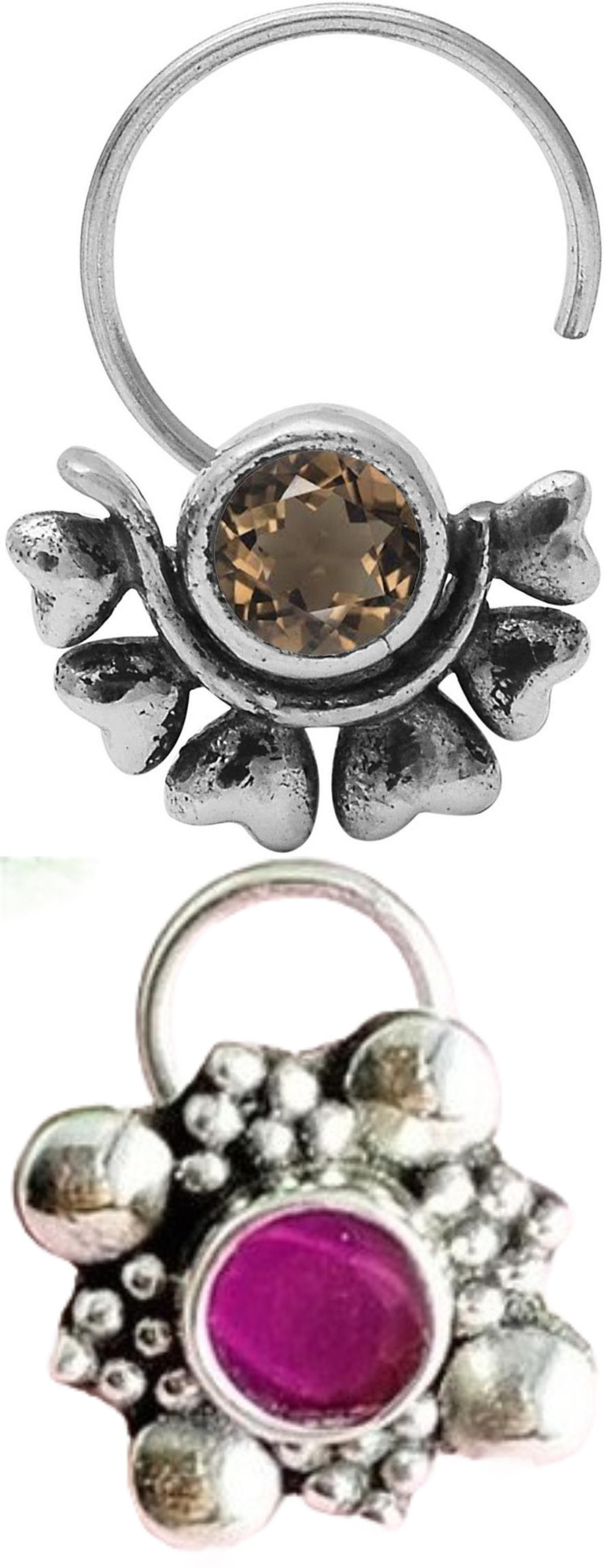 Sterling Silver Plated Sterling Silver Nose Ring-image-20