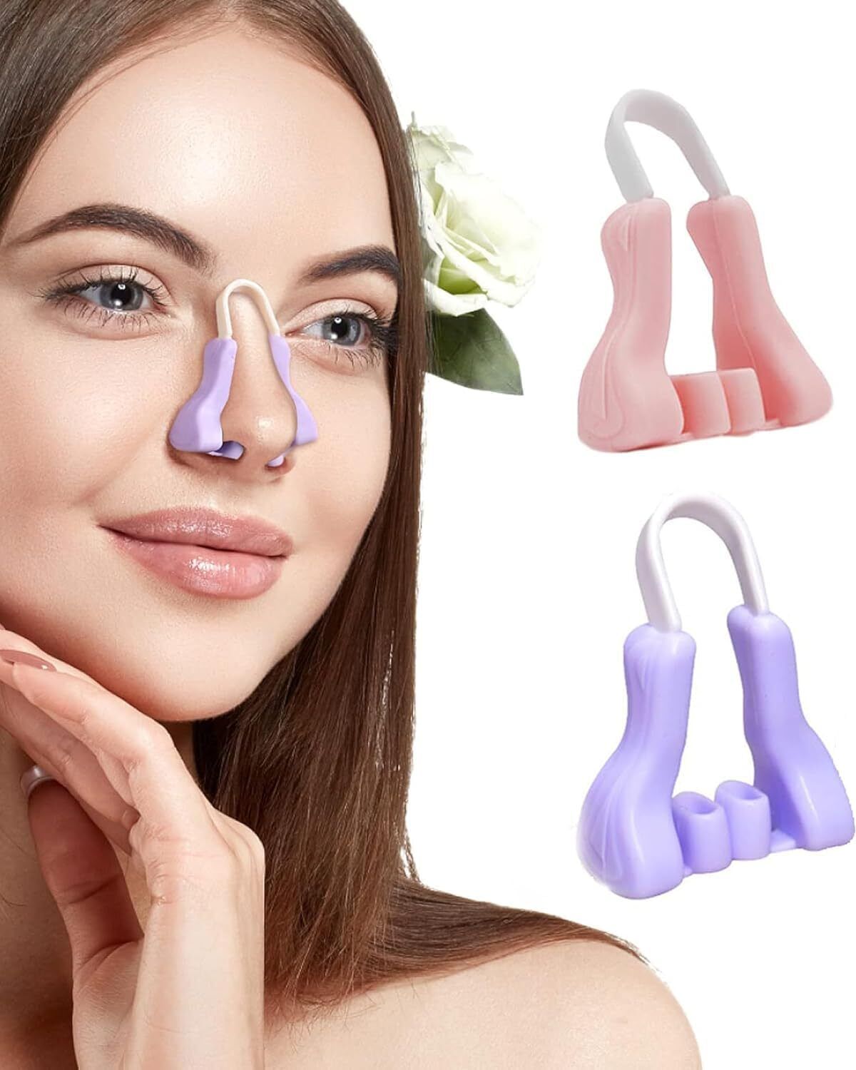 Silicone Nose Shaper Clip Nose Corrector Device for Nose Bridge Straightening Nose Shaper