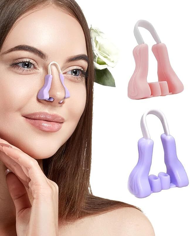 Silicone Nose Shaper Clip Nose Corrector Device for Nose Bridge Straightening Nose Shaper