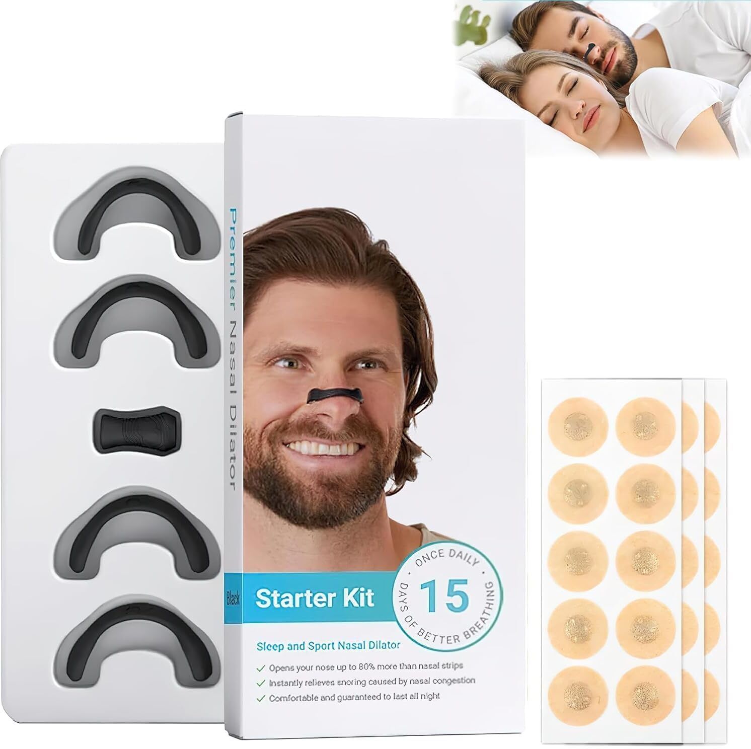 almighty Nasal Strips for Breathing | Nasal Dilators For Breathing Nose Shaper-picture-20