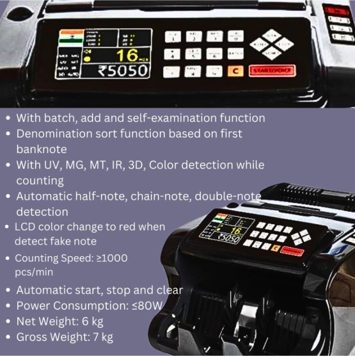 Growill GR-VALUE - COUNTER - 2021 Note Counting Machine image 1