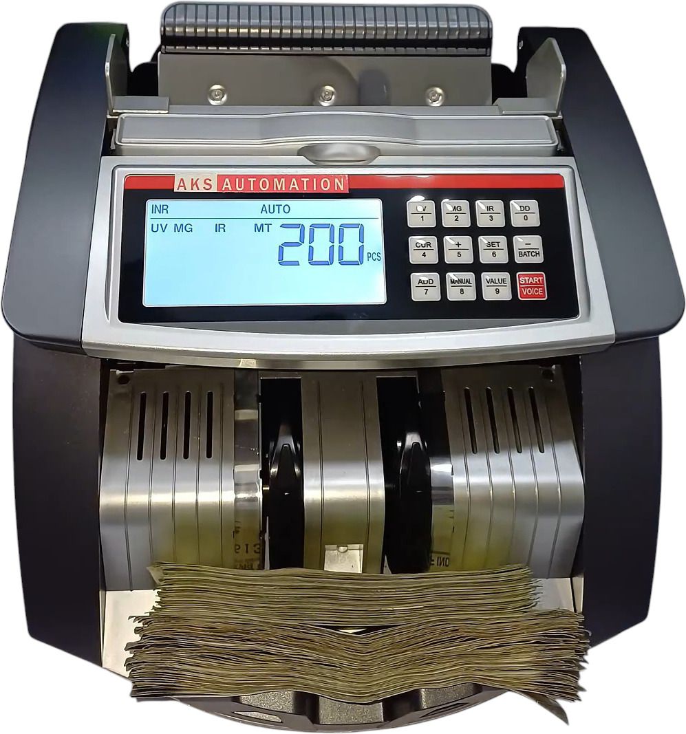 INGENRIC AKS SV 08 Heavy Duty Semi Value Note Counting Machine with Fake Note Detector Note Counting Machine-picture-10