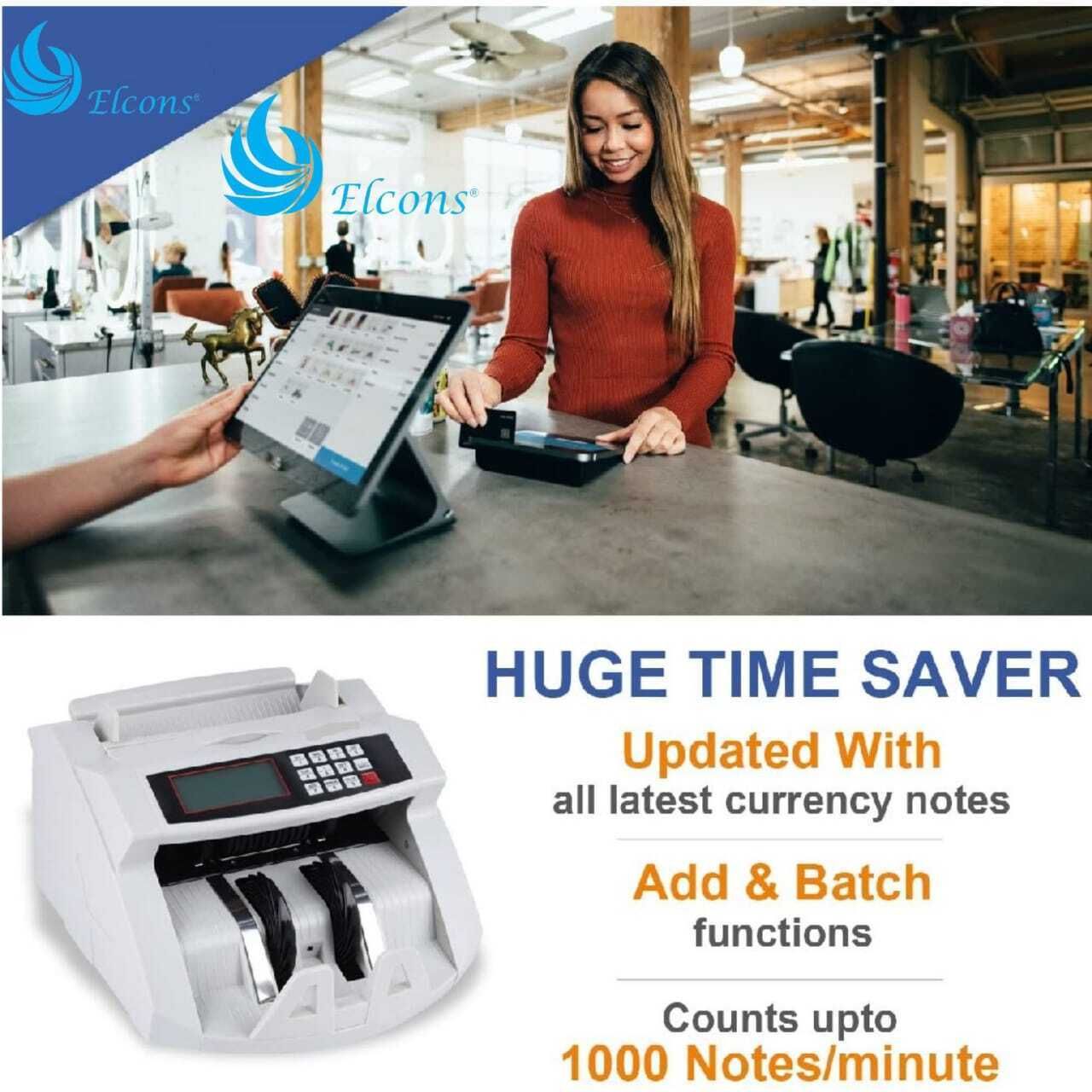 ELCONS LCD Note Counting Machine